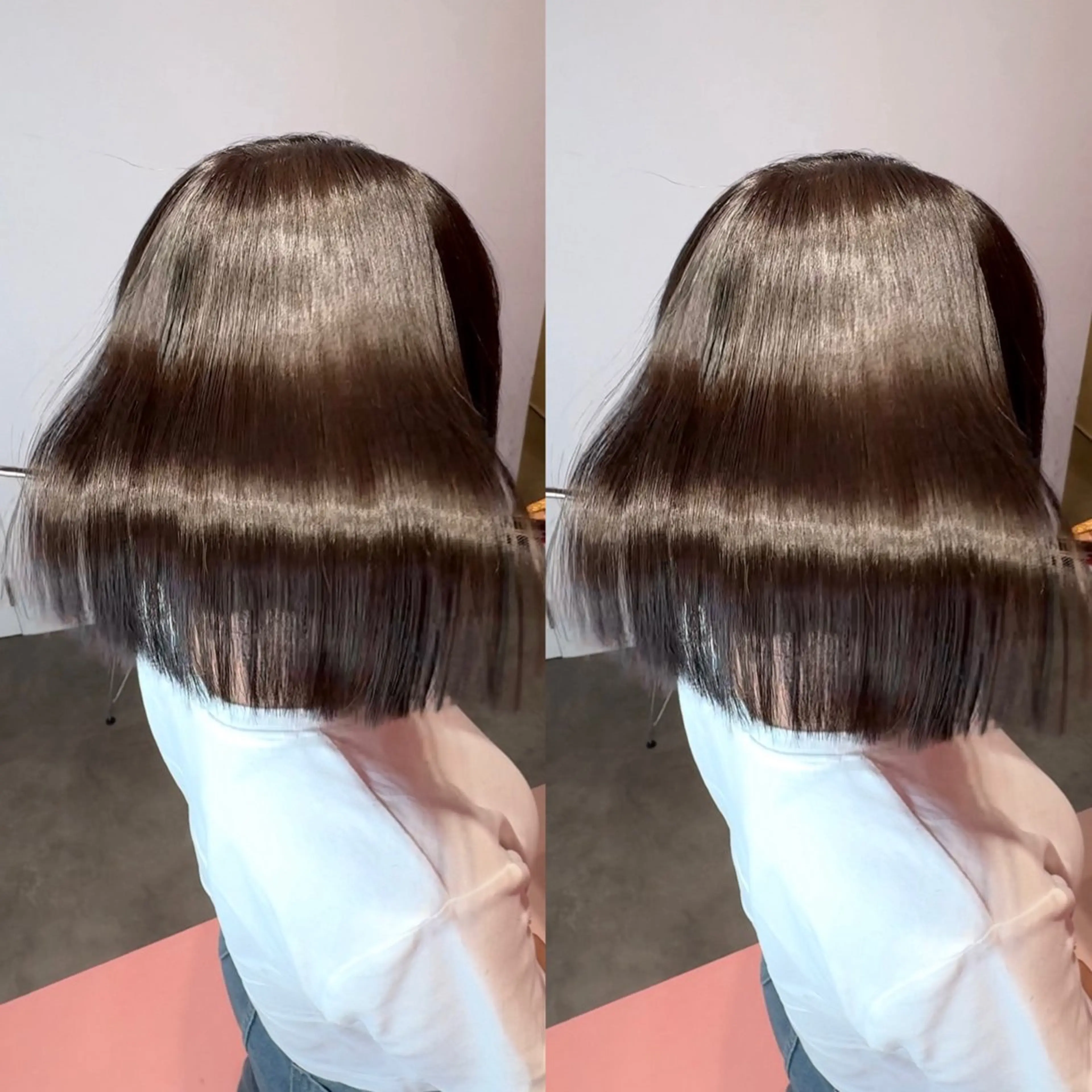 ショート カラー カット ヘアカラー 縮毛矯正 トリートメント 莉乃/縮毛矯正/髪質 改善/艶カラーのヘアスタイル