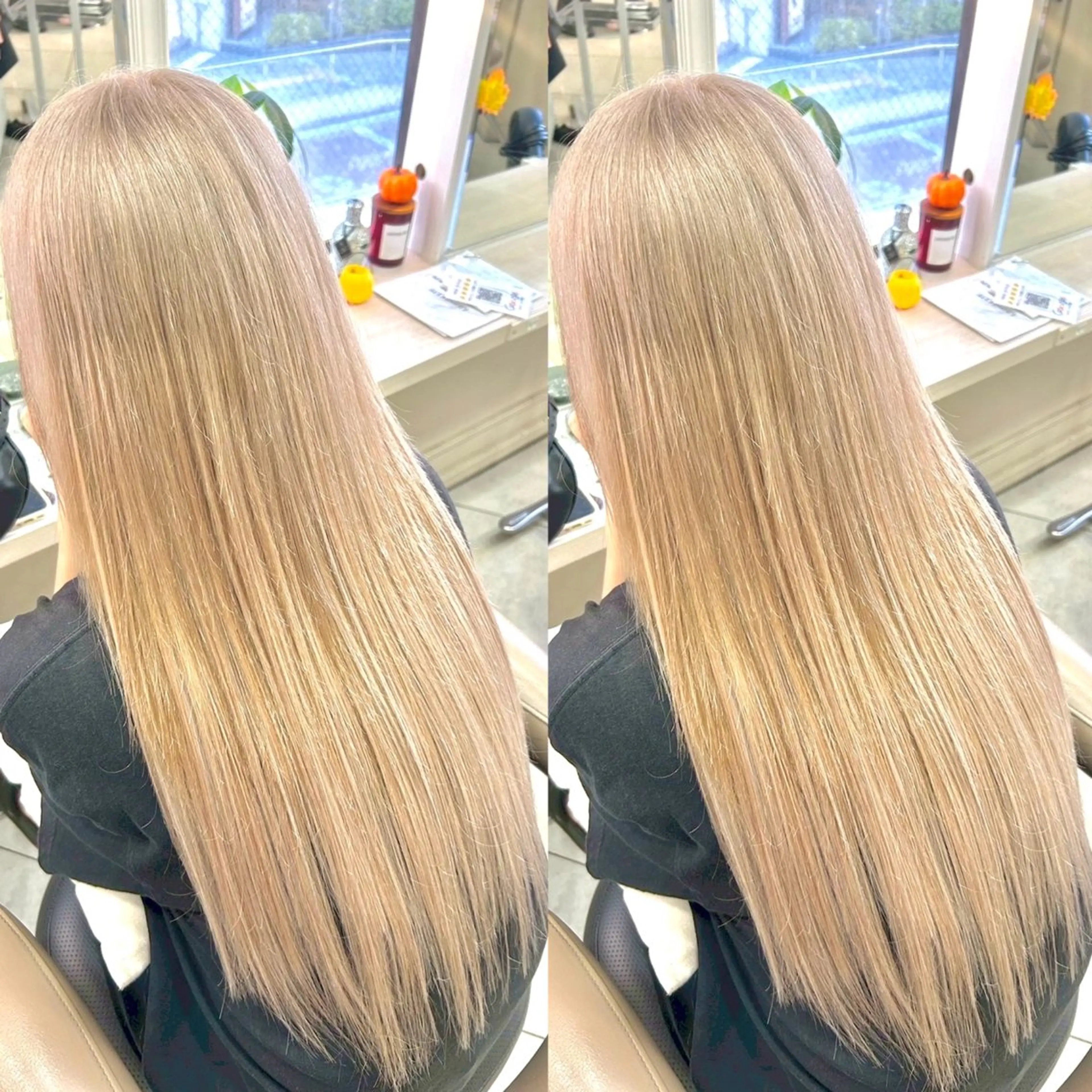 カラー ブリーチ ブロンド 透明感カラー ヘアカラー ヘアメ🎀エクステ 🪽横浜/しほ🧸のヘアスタイル
