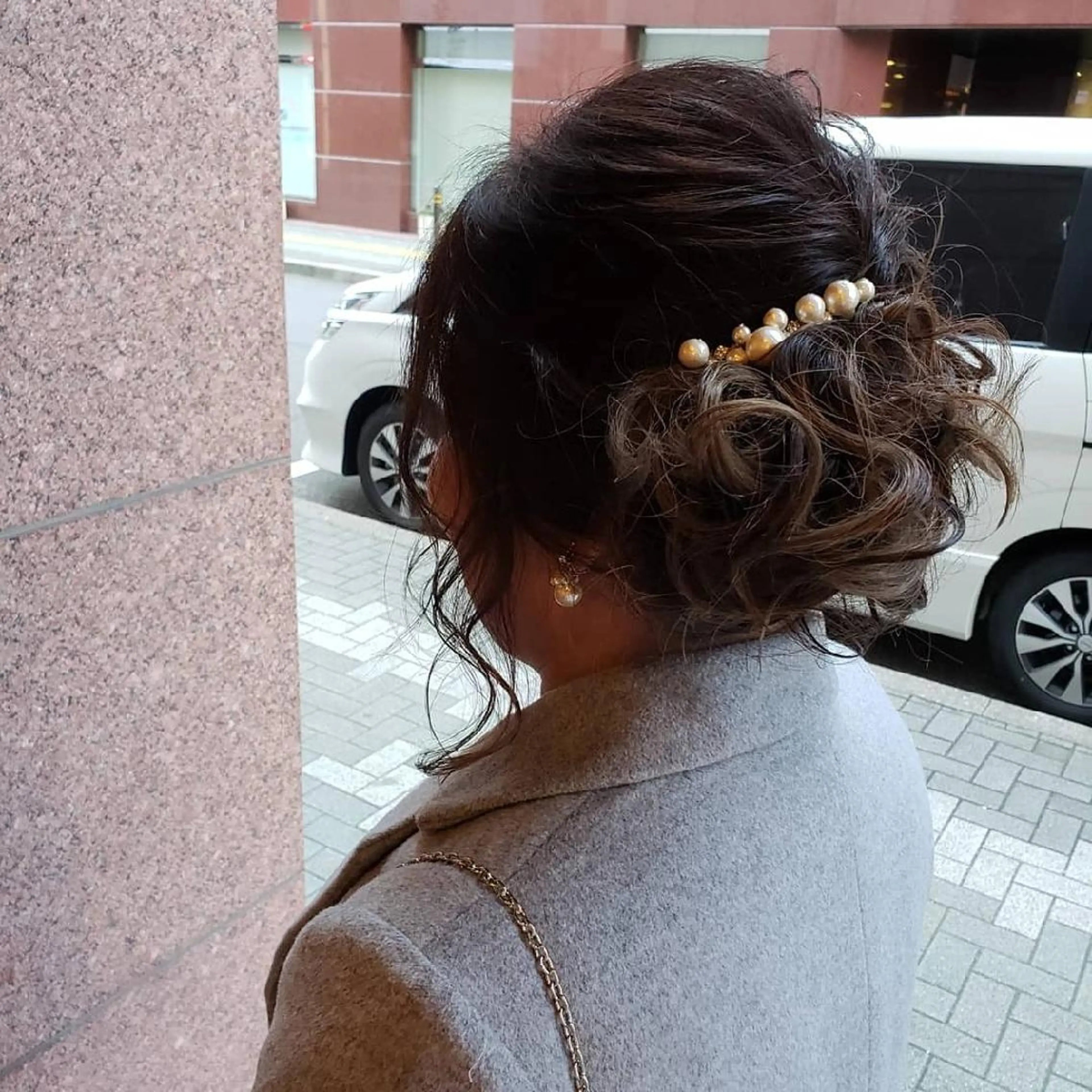 ヘアアレンジ EMANON名古屋所属・美谷添（ミヤゾエ） まどか大人ヘアサロンのヘアスタイル