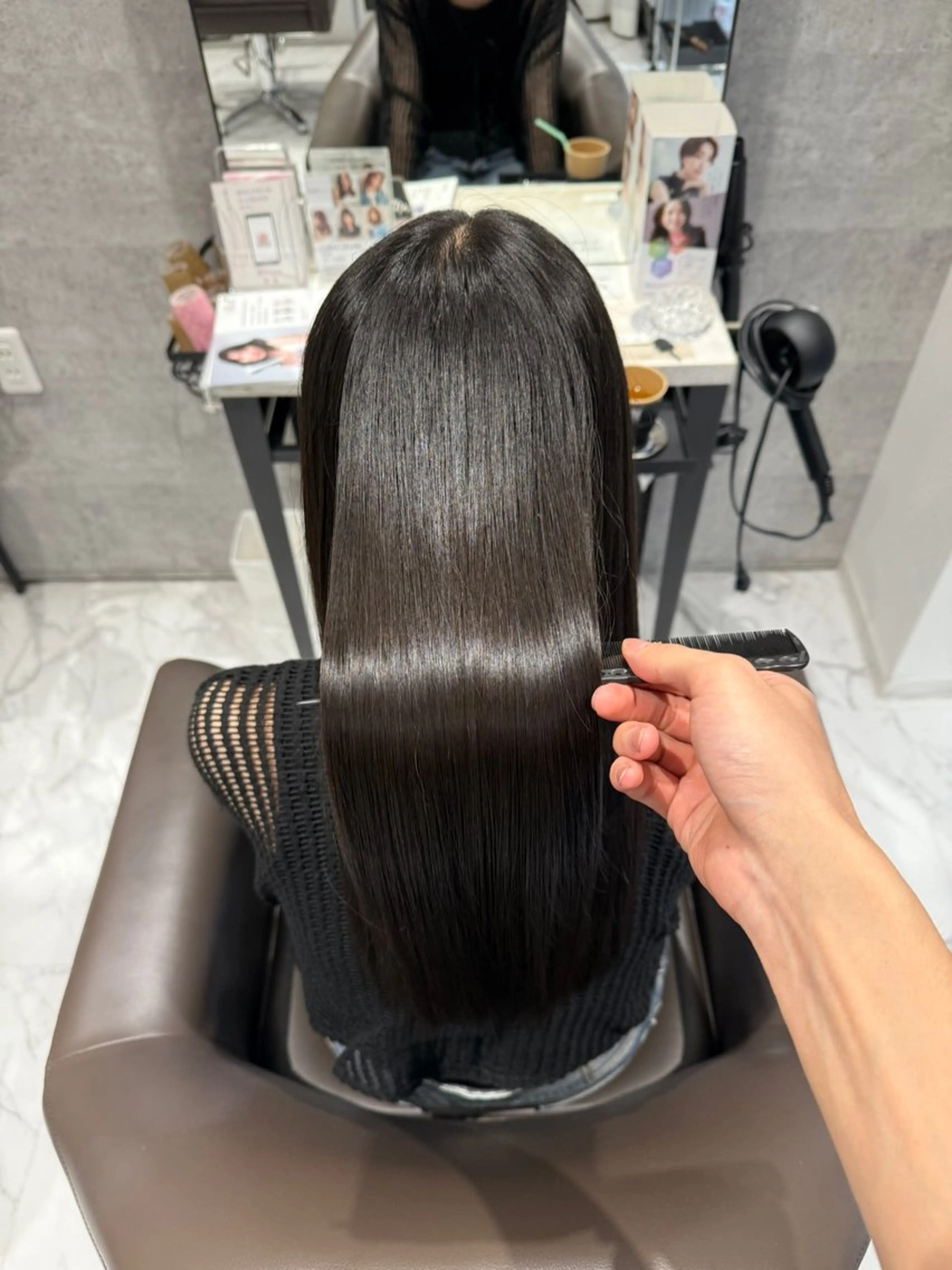 ロング カラー トリートメント Grow by NYNY 馬渡 真輝のヘアスタイル