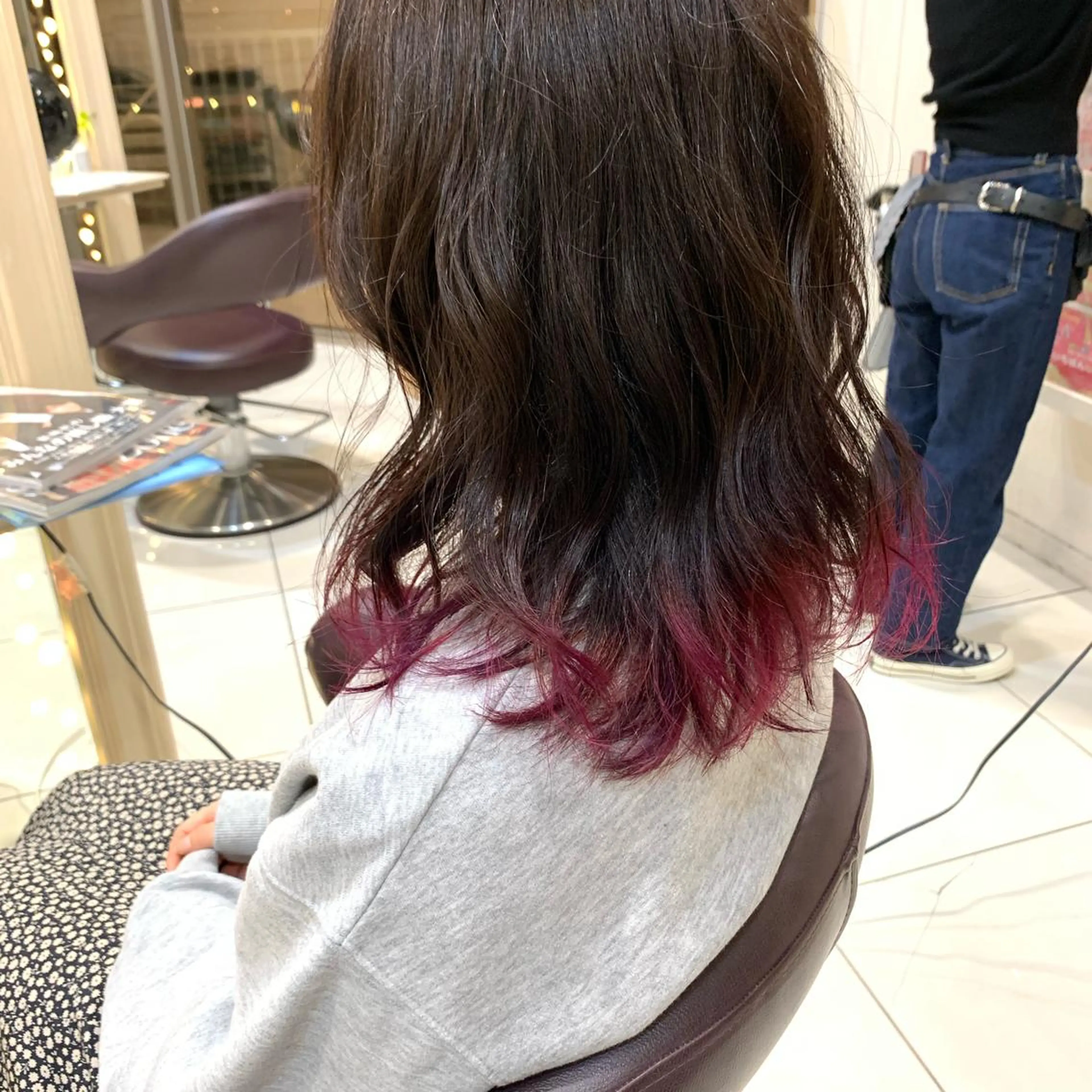 カラー 黒田瀬奈/ボブ まろやかベージュのヘアスタイル