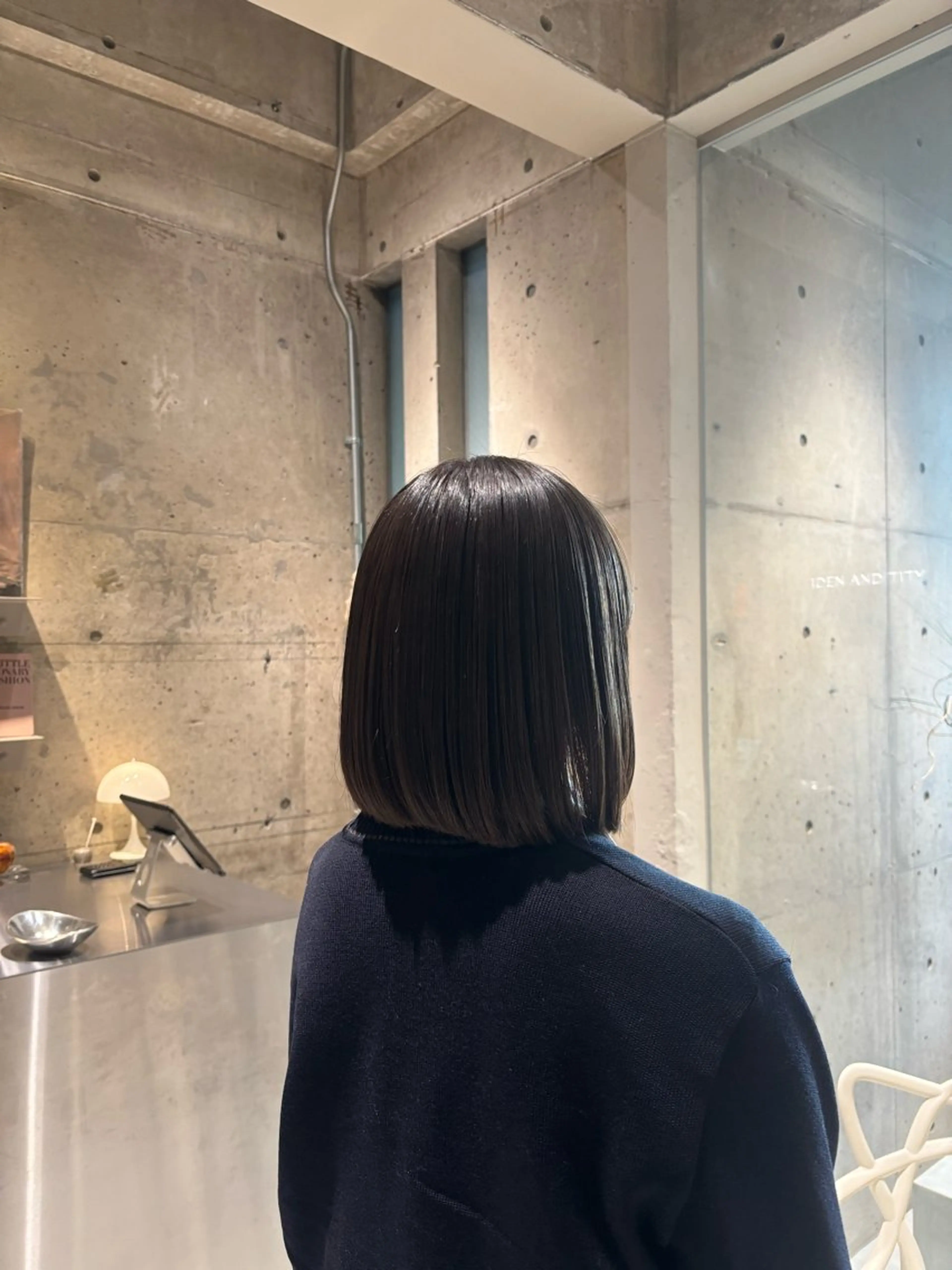 ミディアム 縮毛矯正 艶髪🫧 Suzunaのヘアスタイル