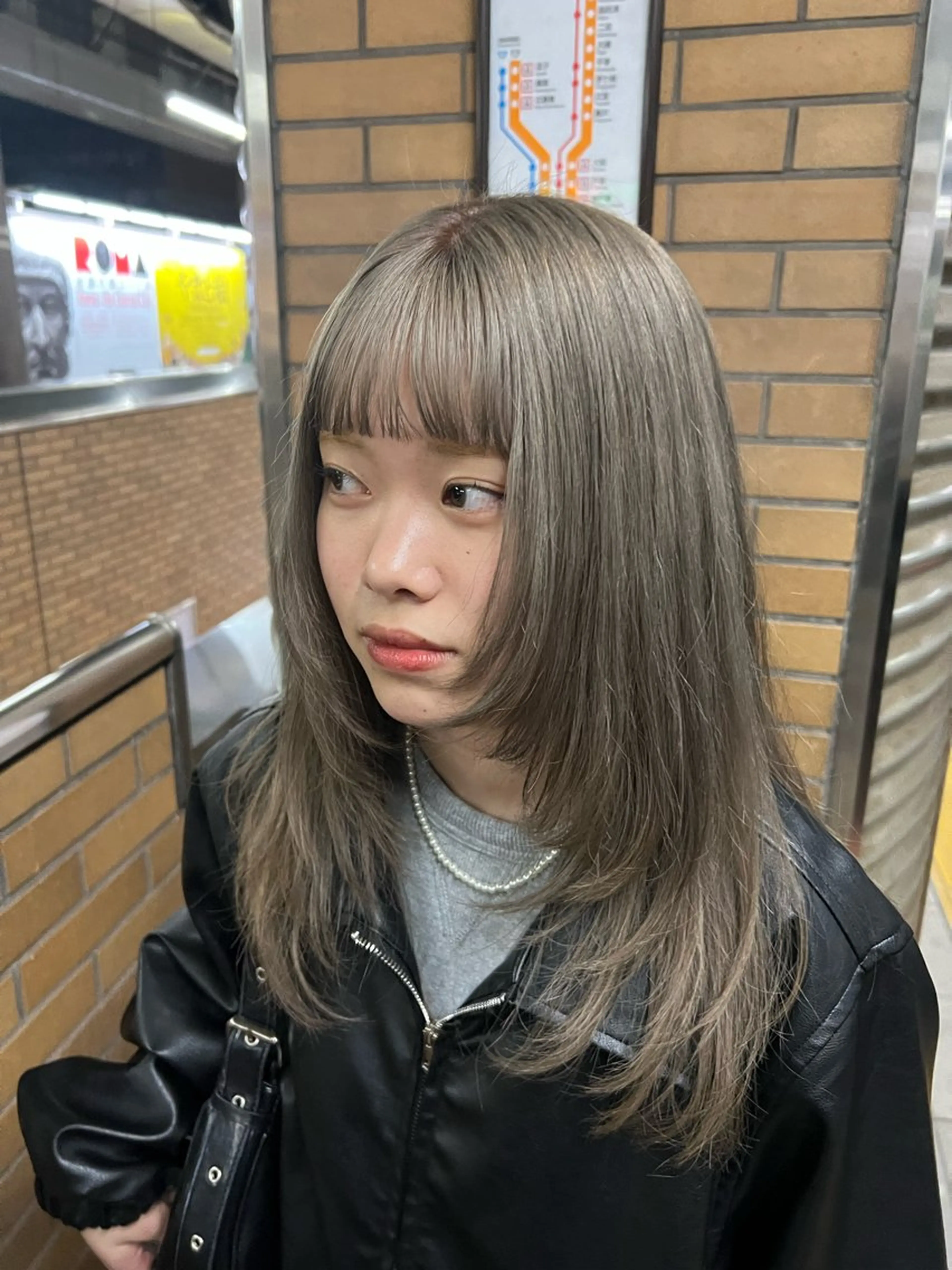 カラー 似合わせショート/ パーマ‪/表参道のヘアスタイル