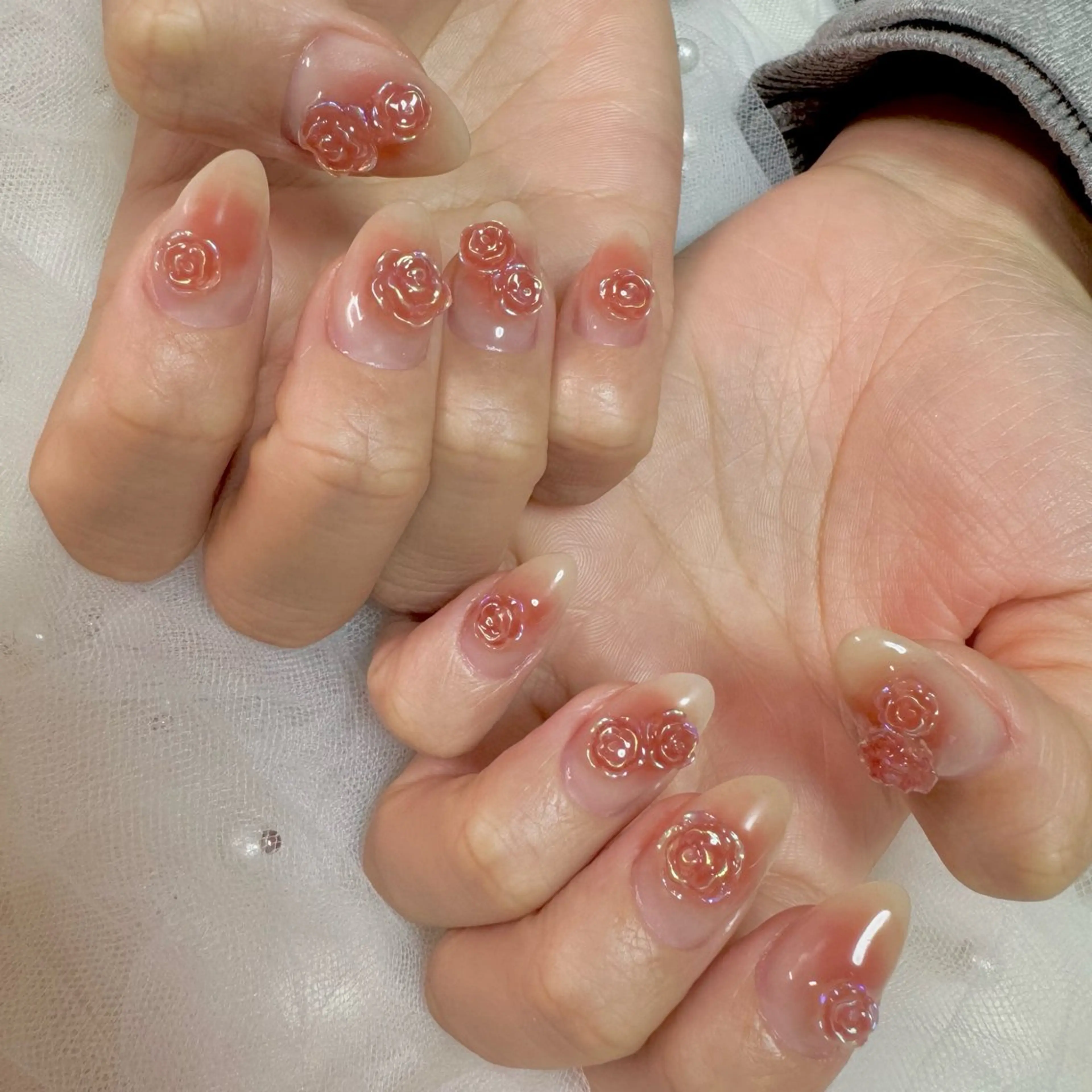 ネイル ワンホンネイル ハンドネイル nail salon e'mu💐のネイルデザイン