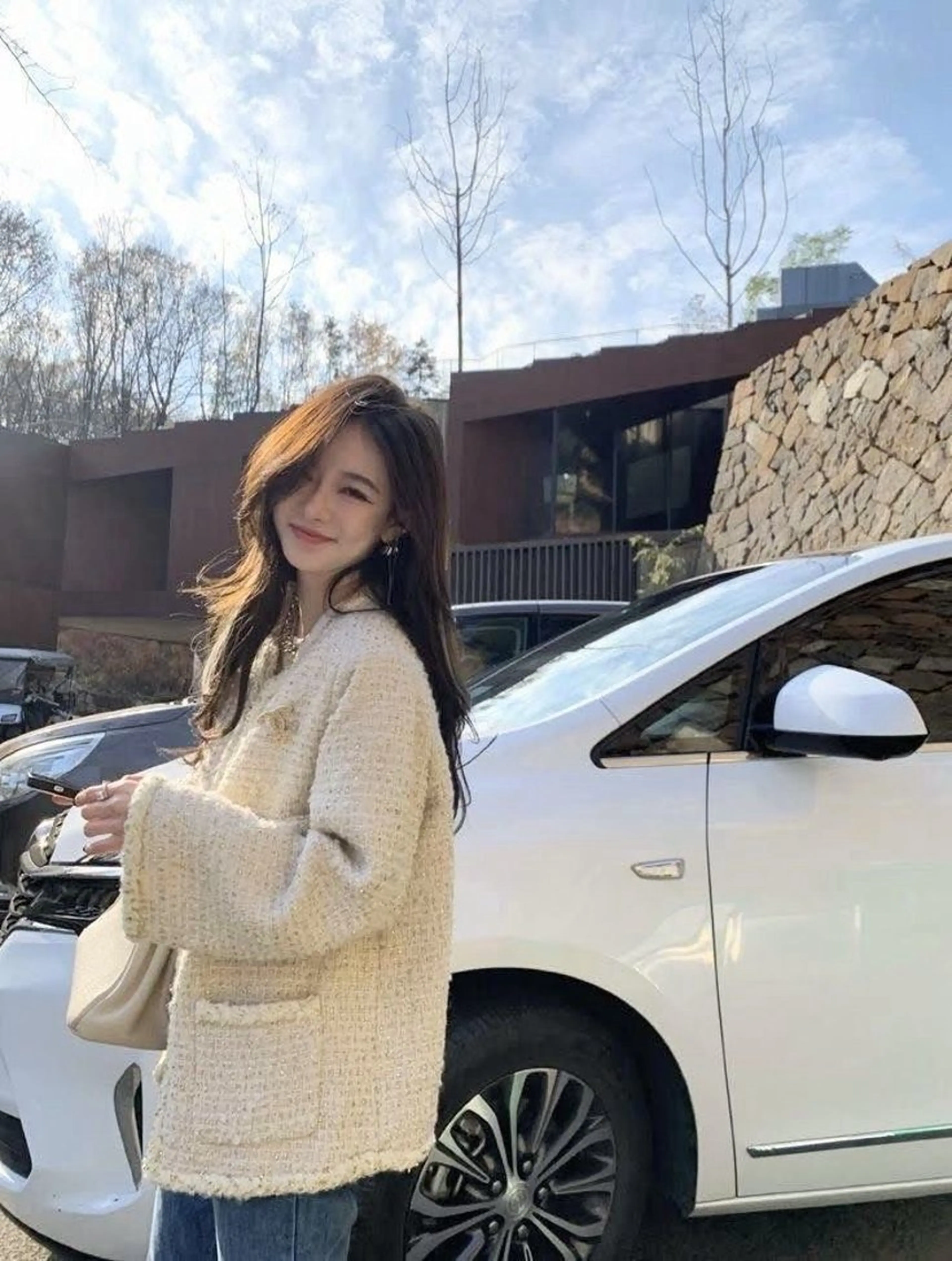 セミロング カラー カット ヘアカラー トリートメント 莉乃/縮毛矯正/髪質 改善/艶カラーのヘアスタイル