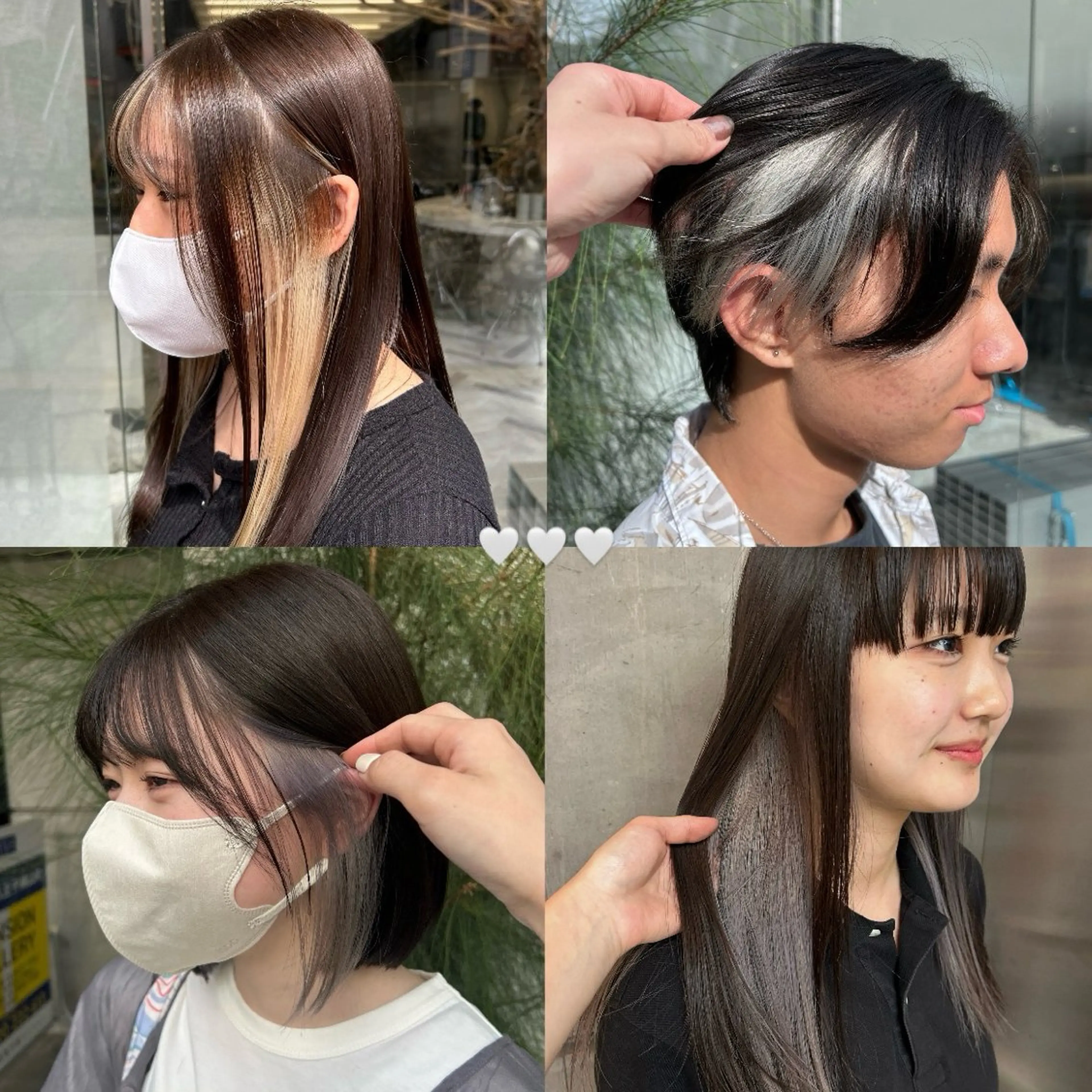 ロング カラー 冬っぽカラー/ マツエク/ゆきなのマツエク・マツパデザイン