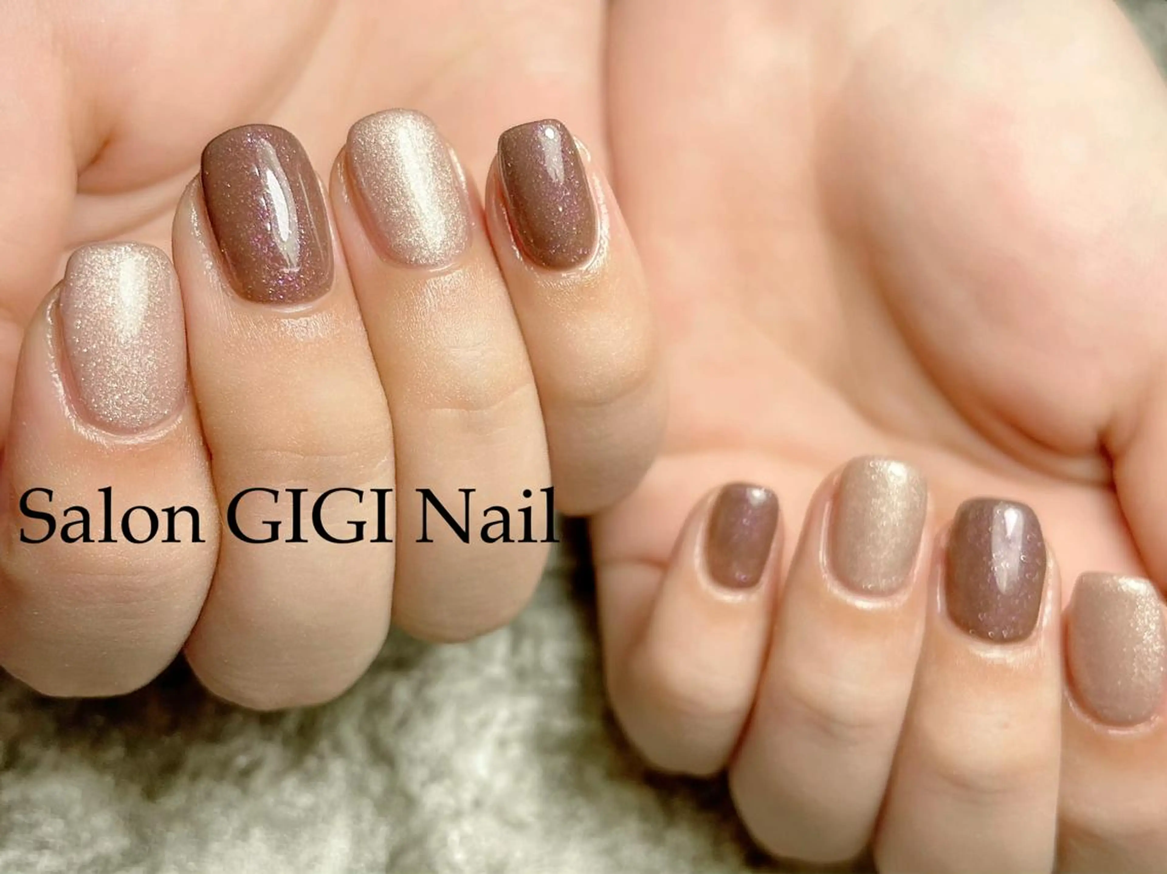 ミディアム ハンドネイル Iwasaki Maiのマツエク・マツパデザイン