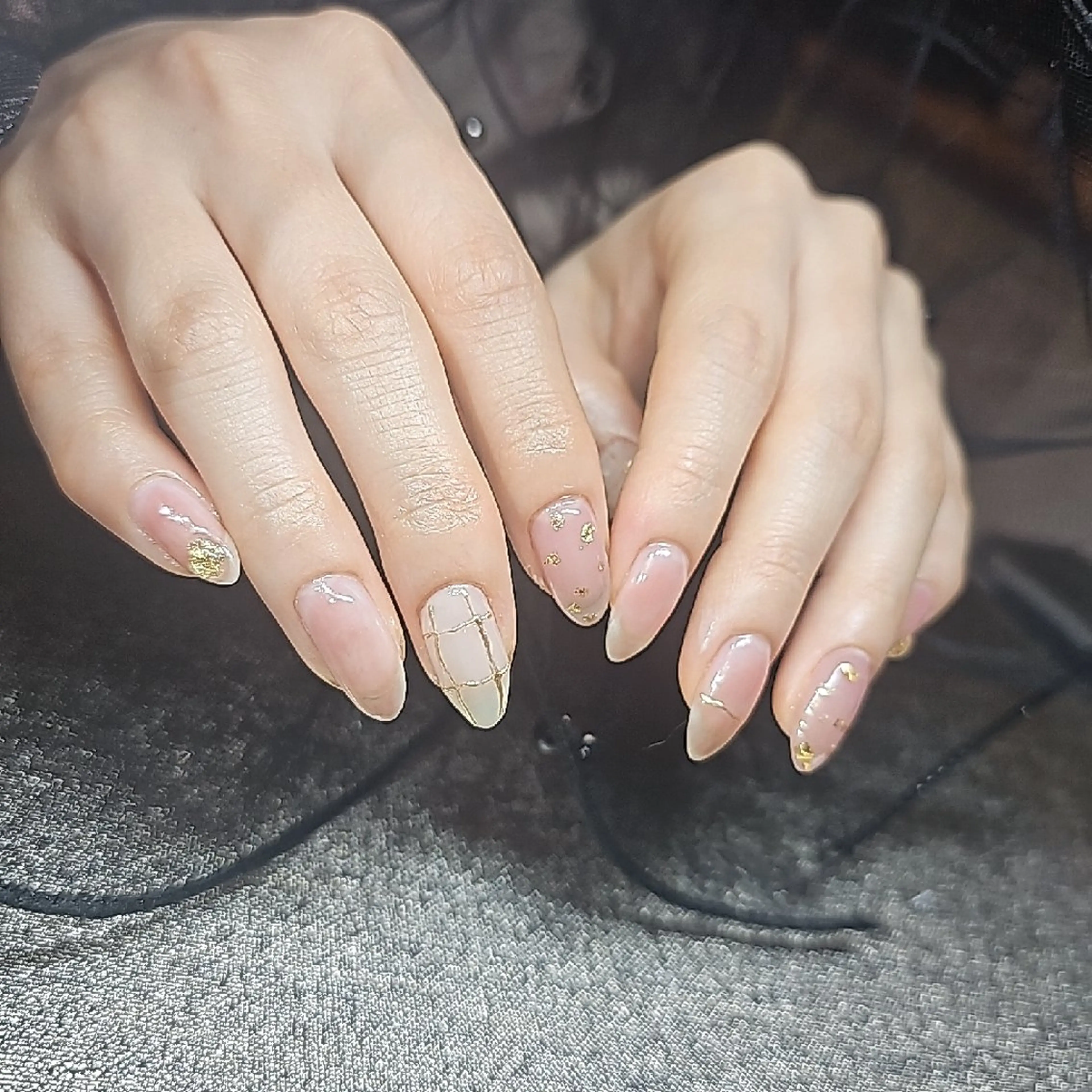 ネイル ゴールド ニュアンスネイル salon de Princess所属・salon de  Princessのネイルデザイン