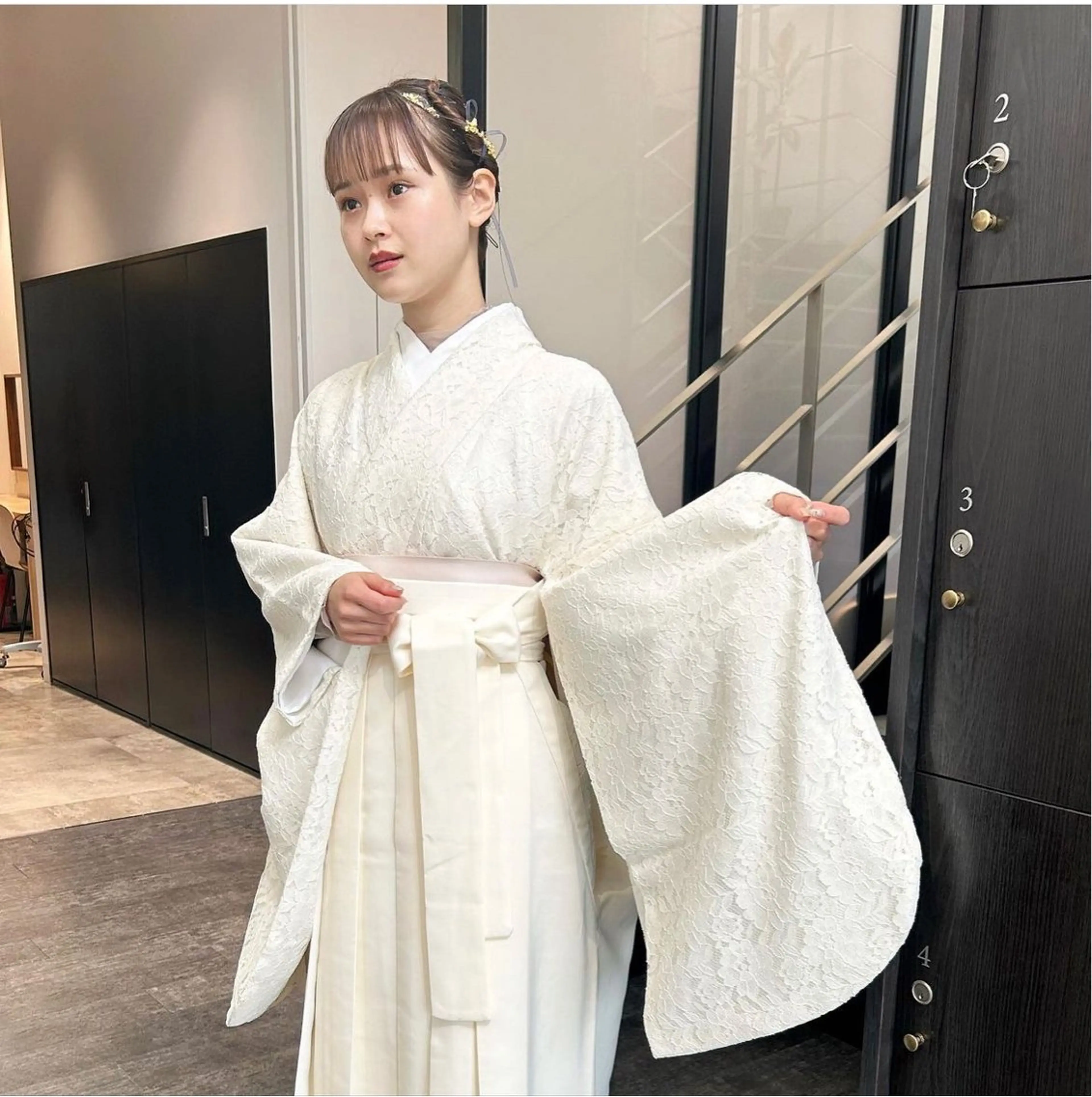 🌸 袴 着付け + hair set 🌸の写真