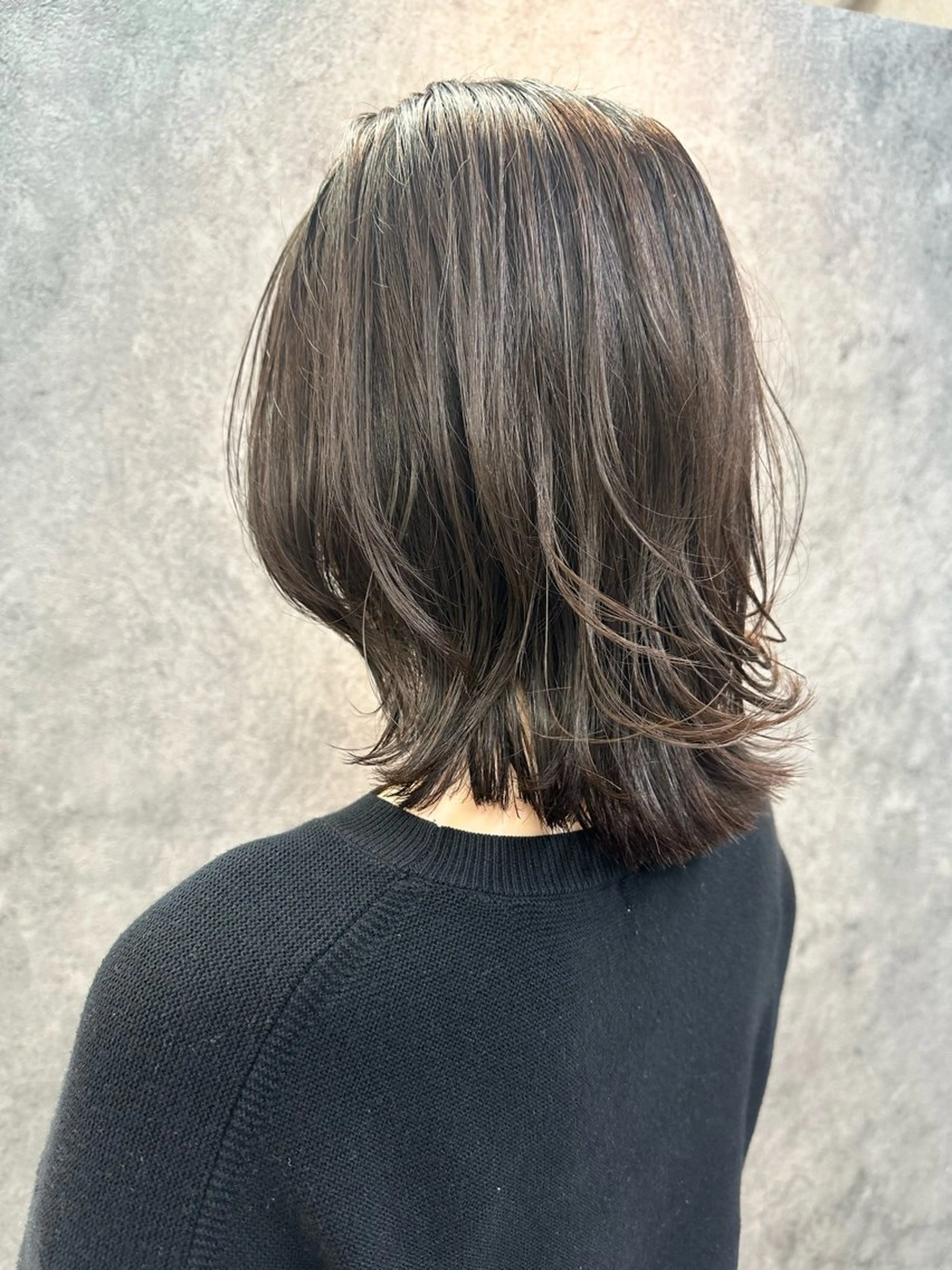 ミディアム カット ヘアカラー Noy所属・Noyヨシモト ヒロトのヘアスタイル