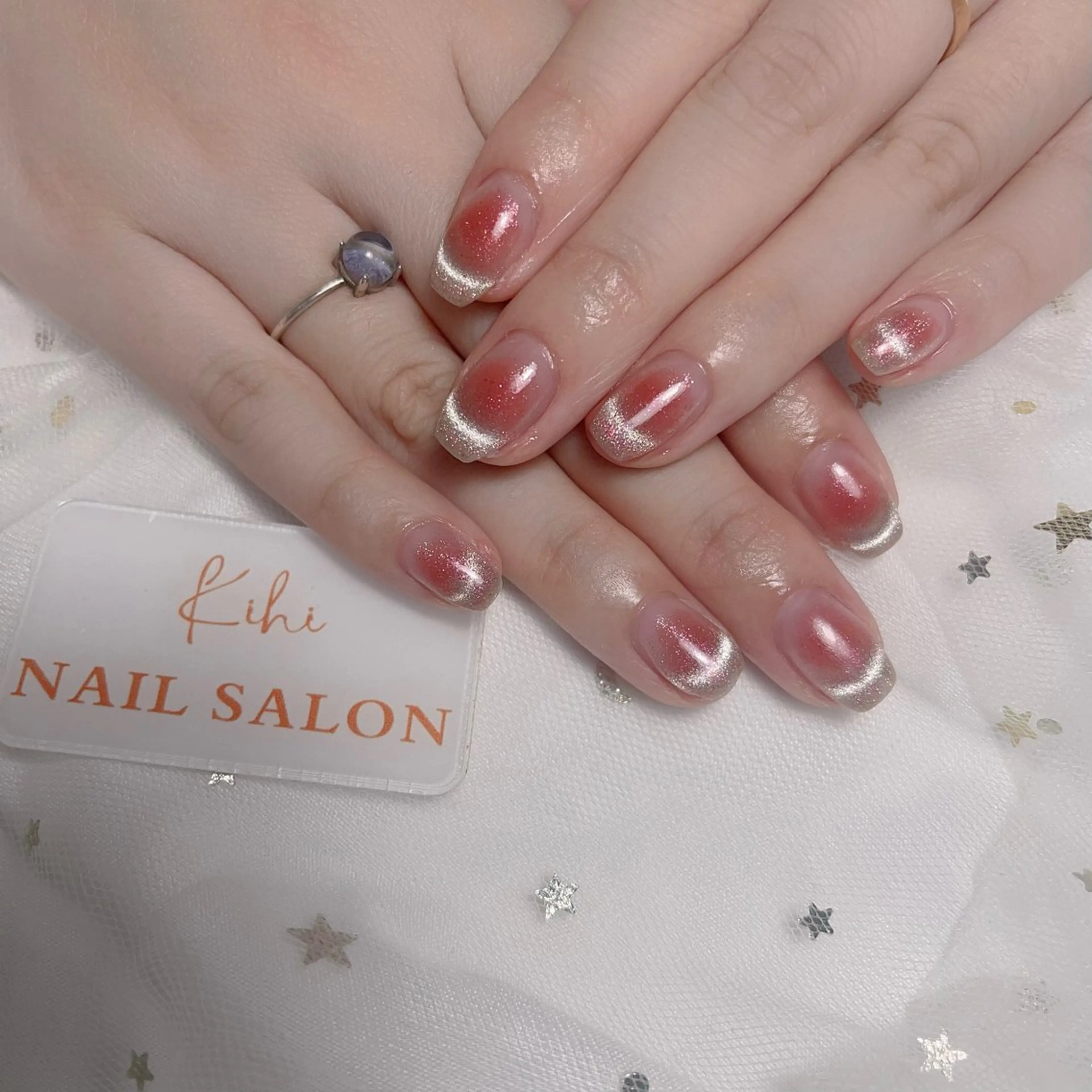 ネイル ハンドネイル ハンドケア さくら💮💮 【オフ無料】のネイルデザイン