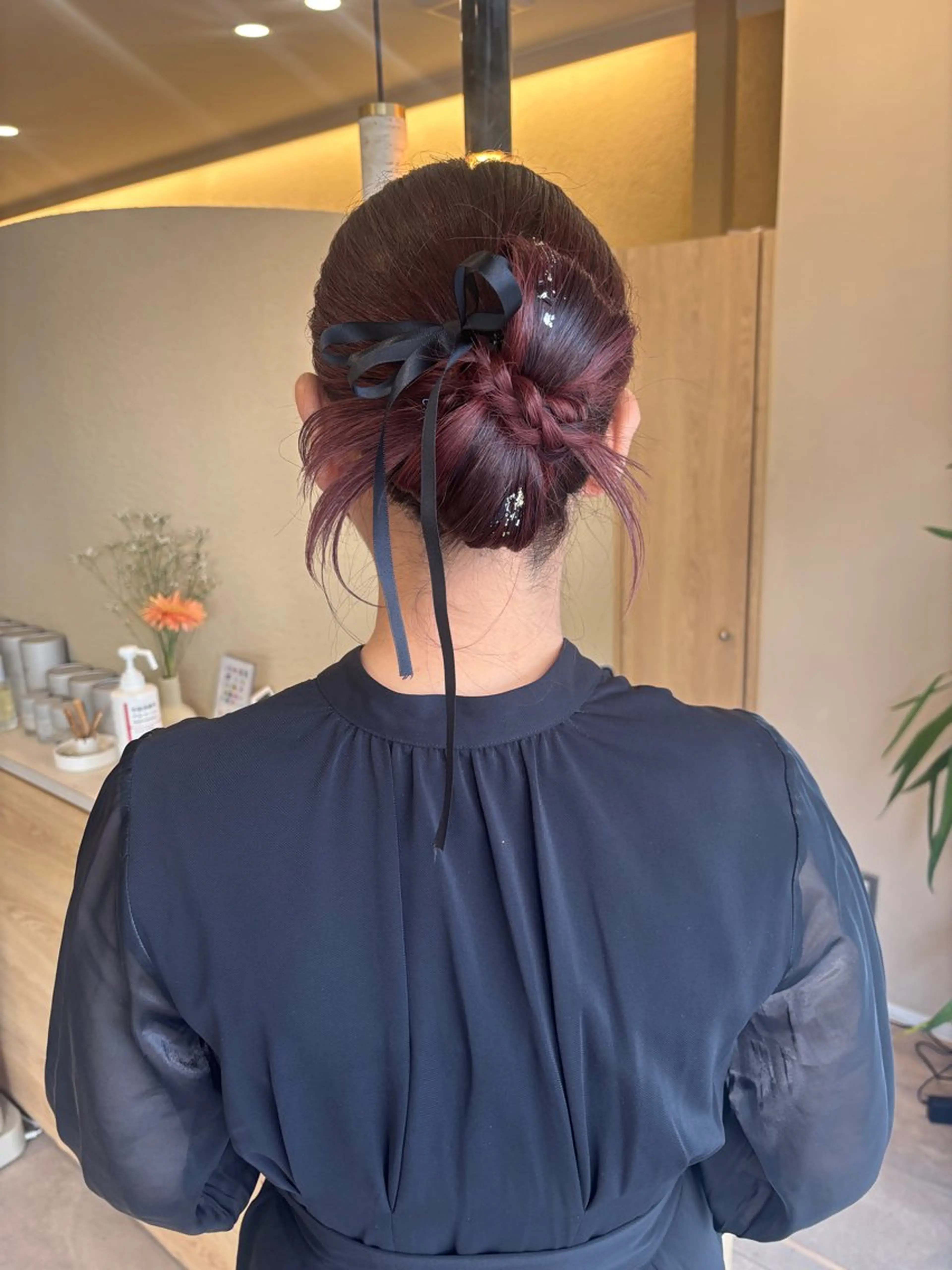 セミロング え りのヘアスタイル