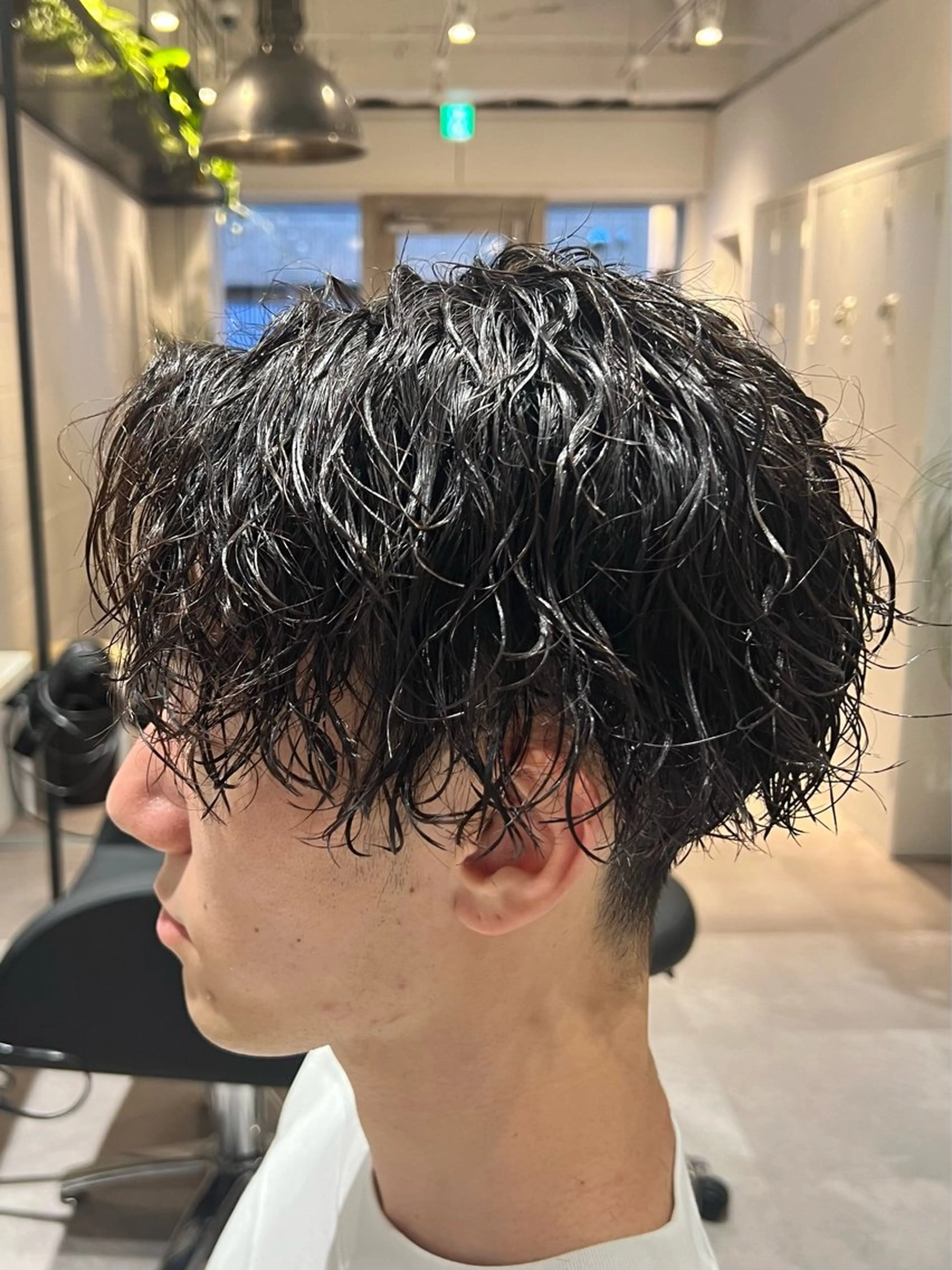 ミディアム パーマ メンズ 【パーマ満足度No. 1🥇】宮脇 大樹のヘアスタイル