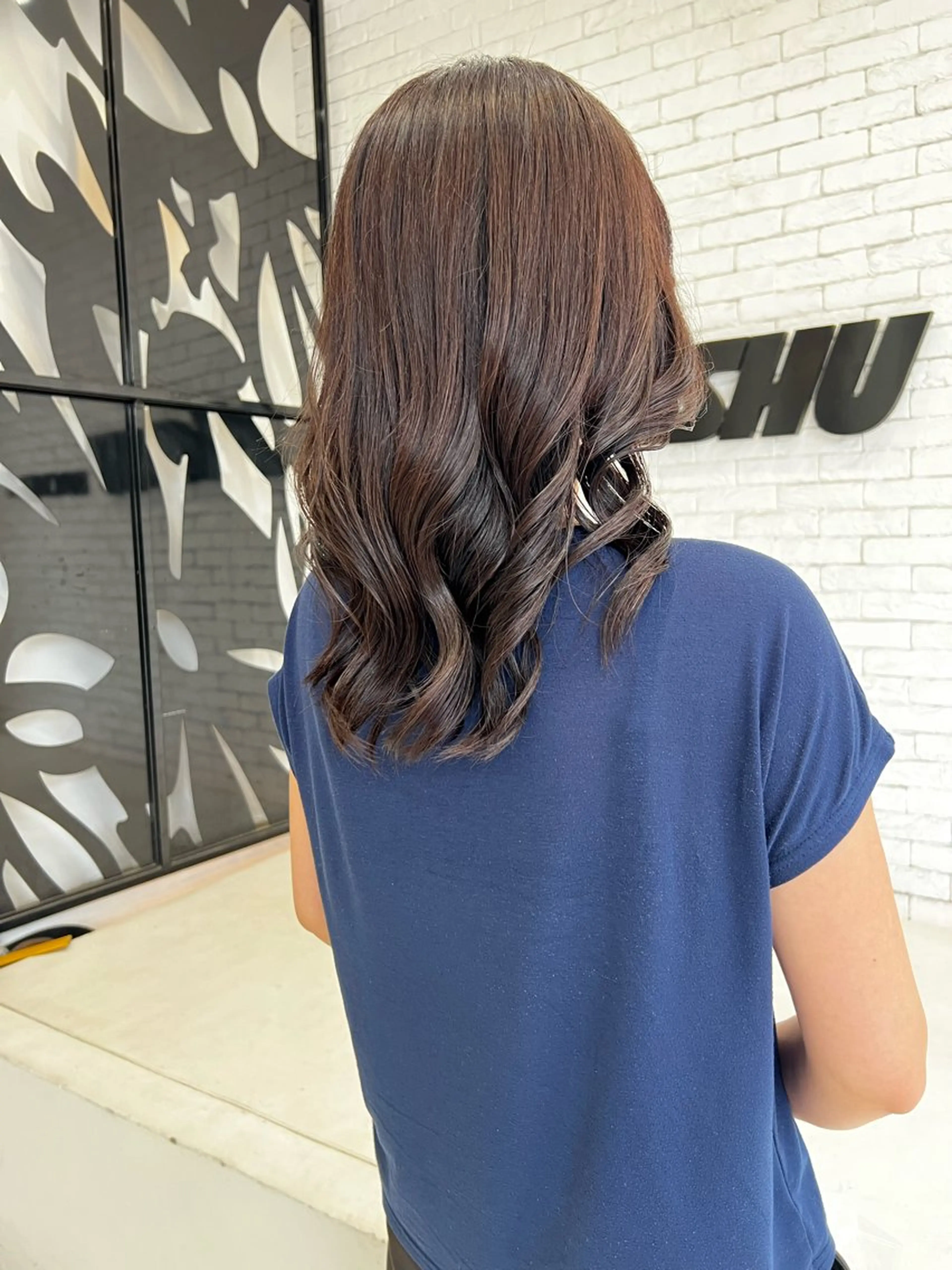 ロング MASHU Machela店所属・ほのか./大阪 透明感カラー/韓国風のヘアスタイル