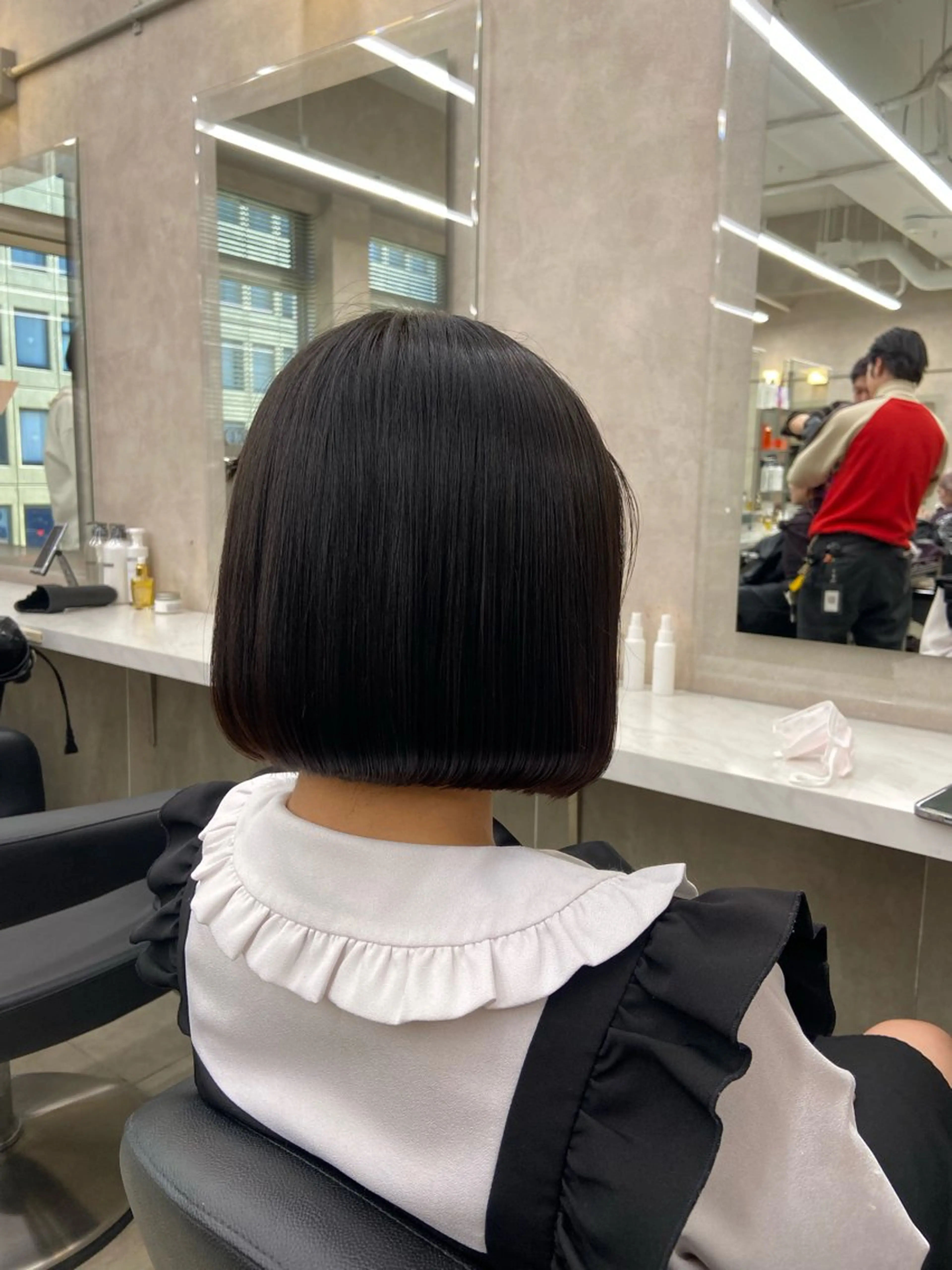 ショート カラー ヘアアレンジ flammeum所属・ハイトーン/ボブ /misakiのヘアスタイル