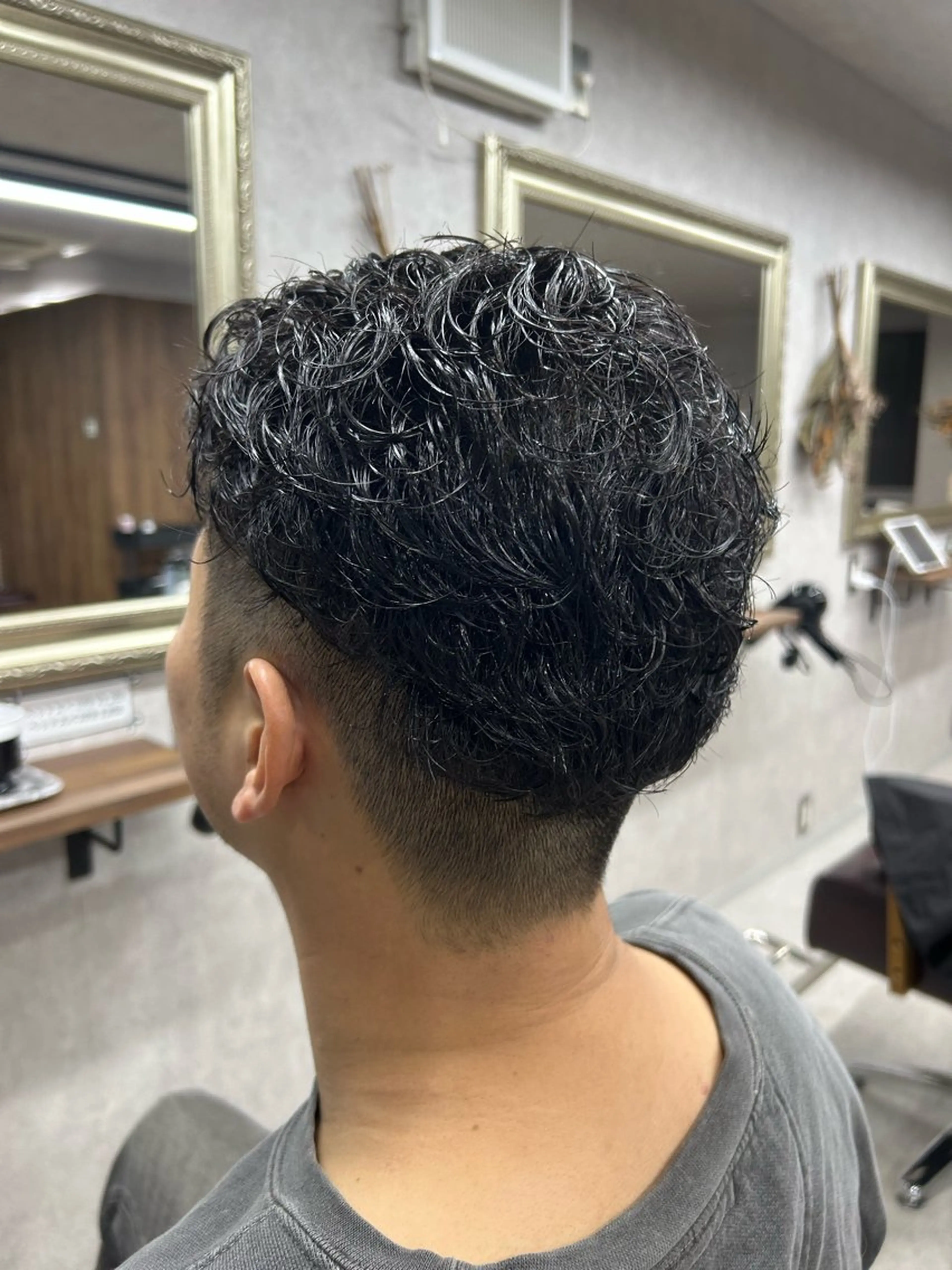 パーマ メンズ Lien 深井店のヘアスタイル