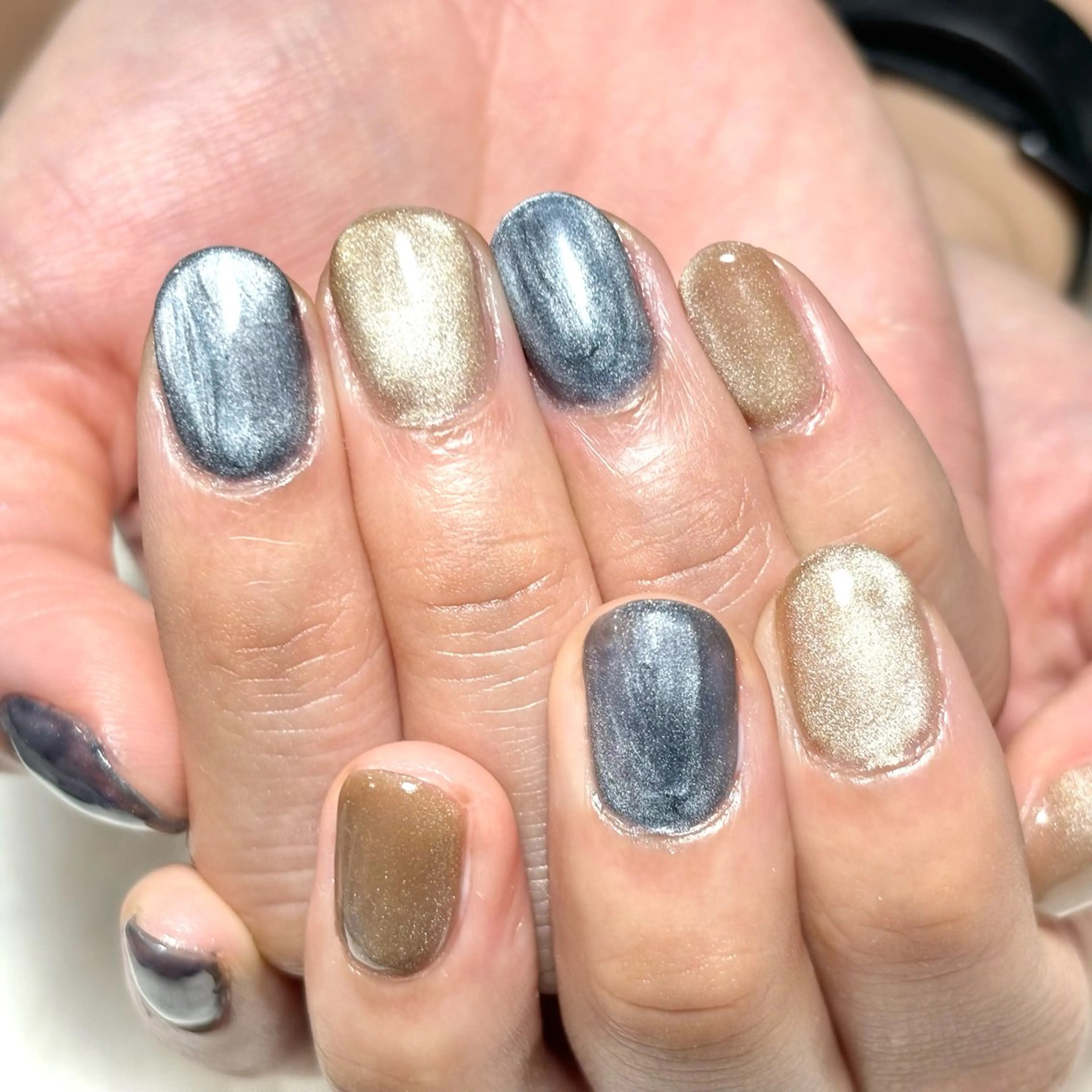 ネイル マグネットネイル Nail&Spa SeaGlass所属・SeaGlass tomoのネイルデザイン