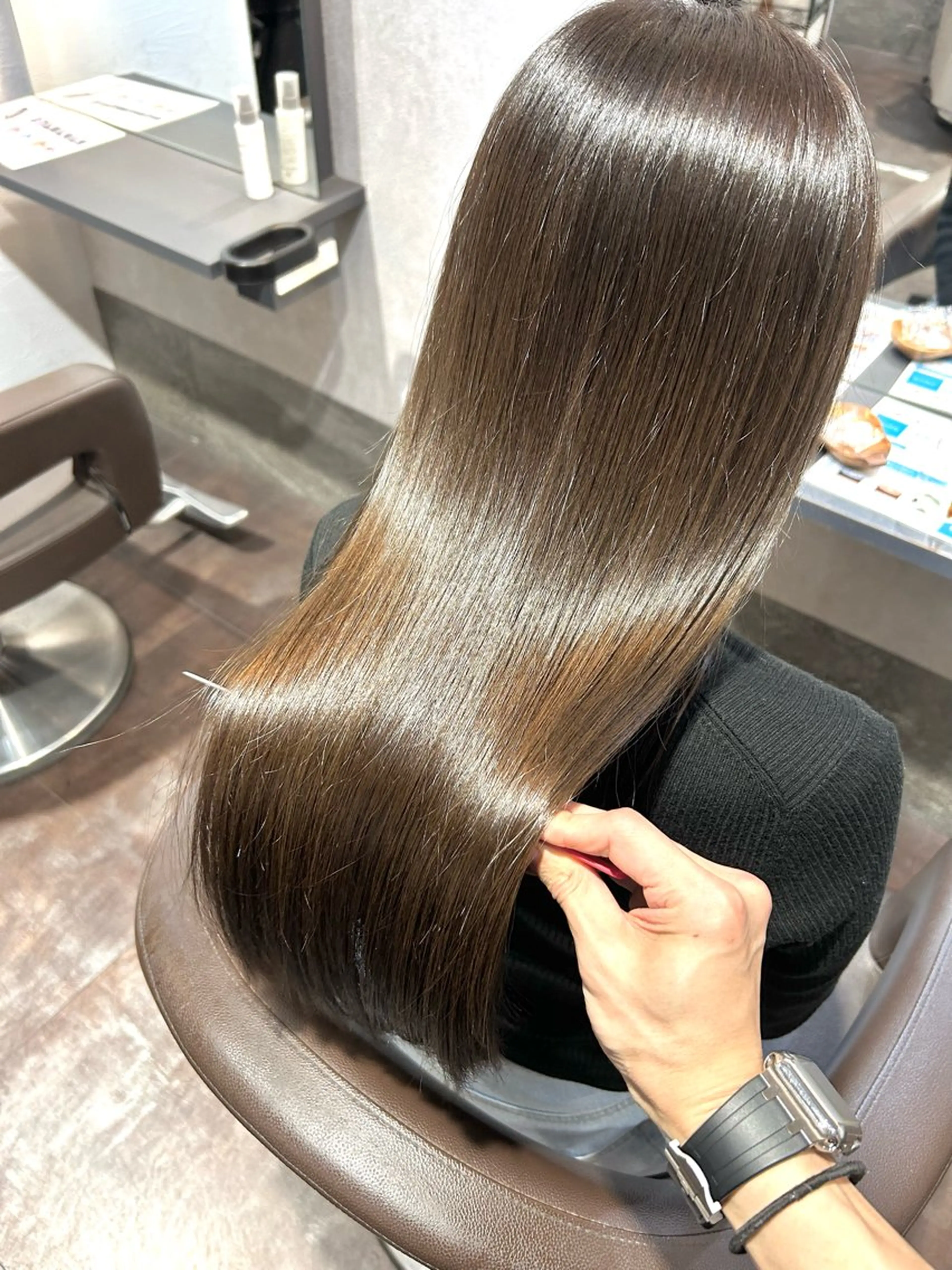 ロング 髪質改善 トリートメント カット ヘアカラー eyl ~ｴｲﾙ~所属・赤味消し髪質改善特化 🫧eyl西梅田🫧のヘアスタイル