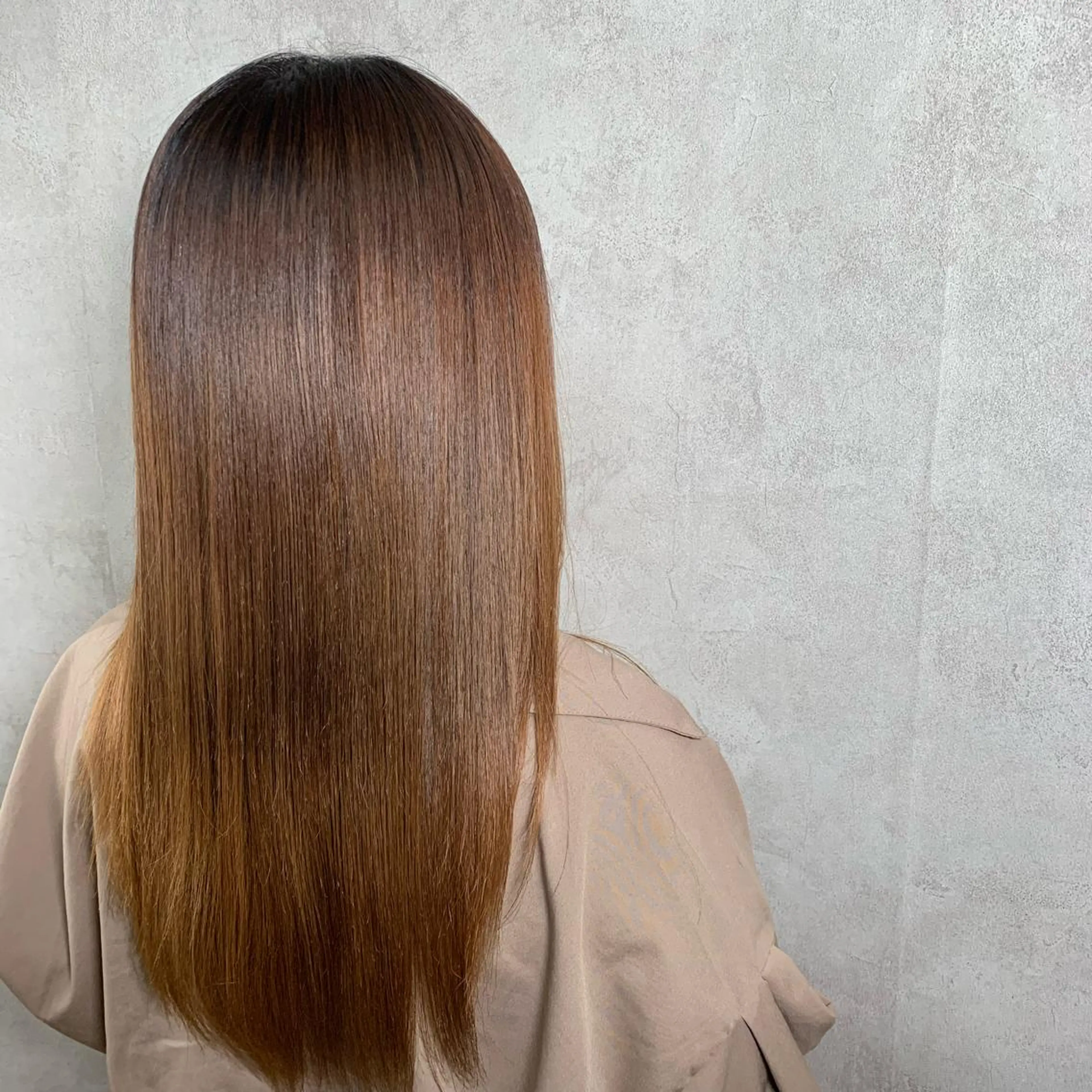 ロング カラー トリートメント Geniee horie所属・ともや 髪質改善縮毛矯正のヘアスタイル