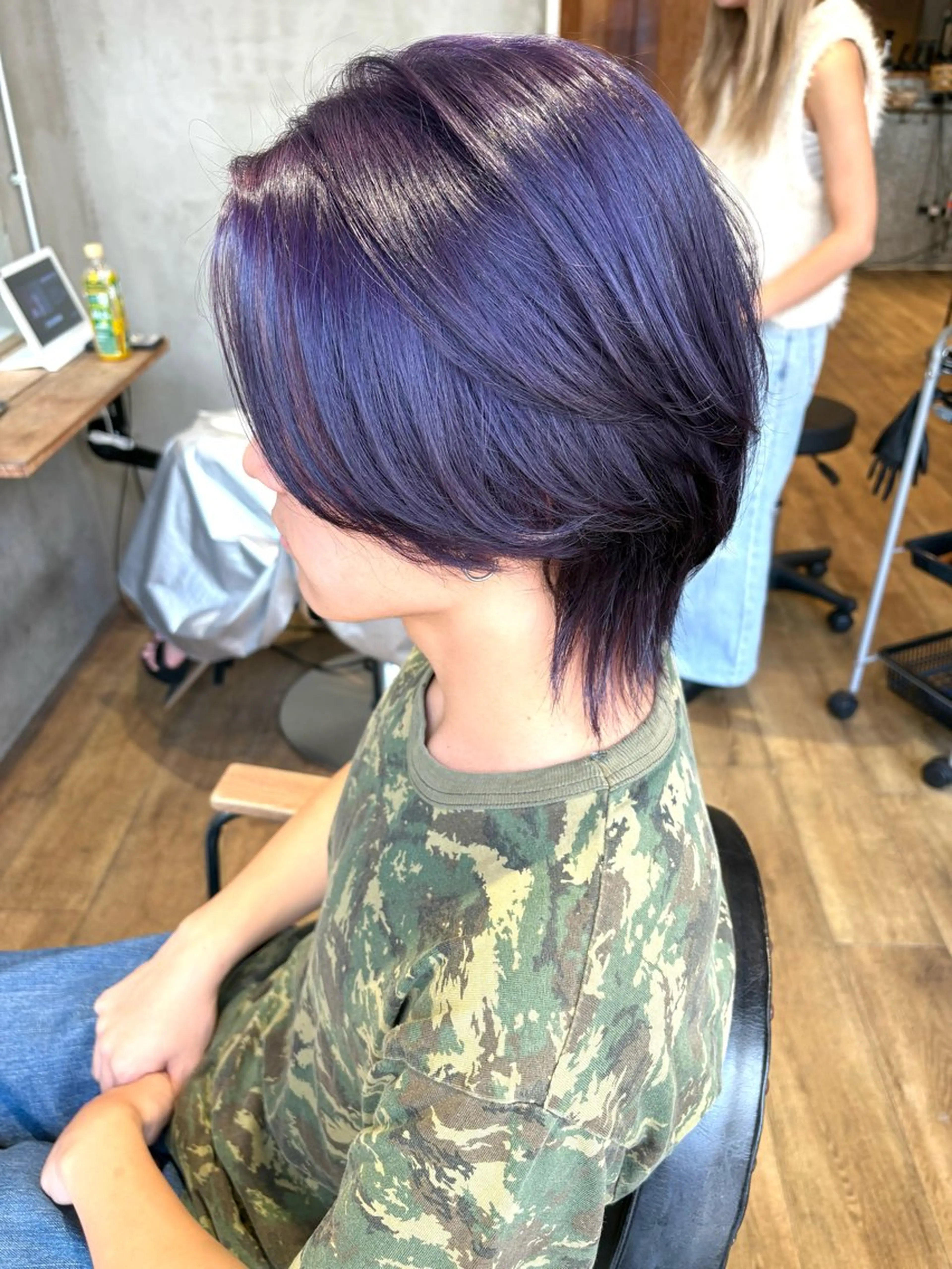 ショート ヘアカラー 井上 麻帆のヘアスタイル
