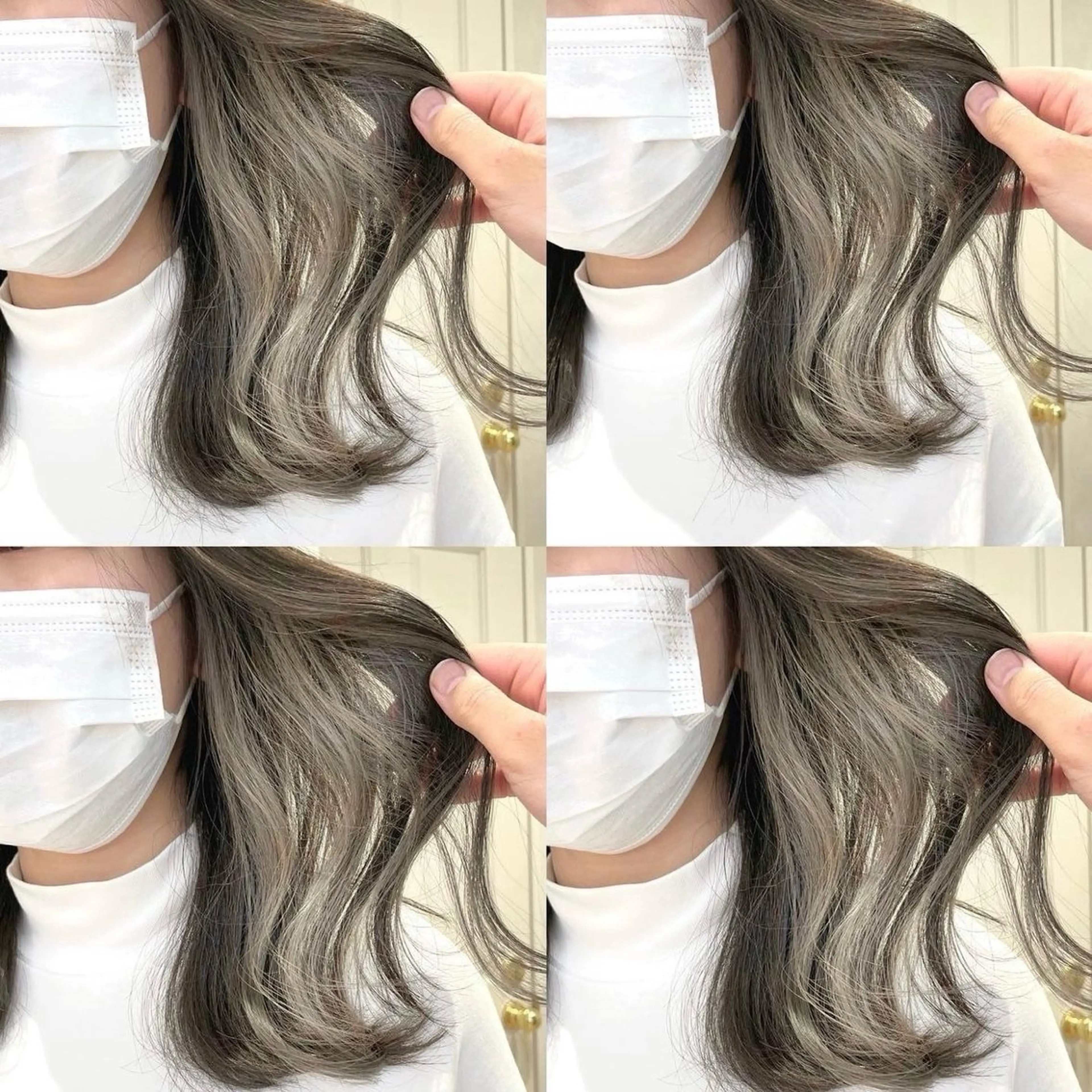 ミディアム カラー 髪質改善/縮毛矯正/ 韓国ヘア/矢野のヘアスタイル