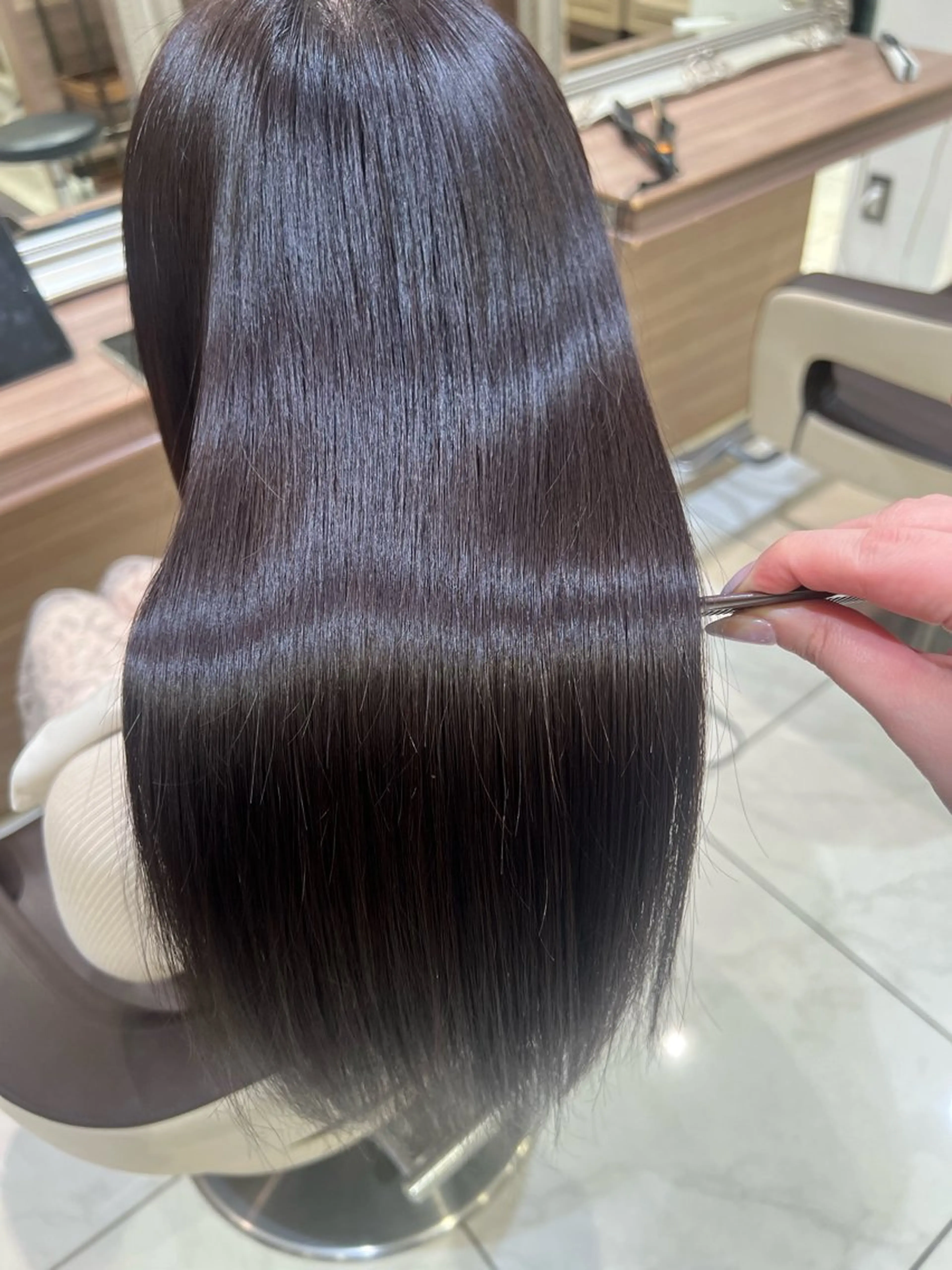 【うる艶を持続したい方必見🎀✨】🫧酸熱トリートメント🫧➕似合わせカラー🥣🪄の写真