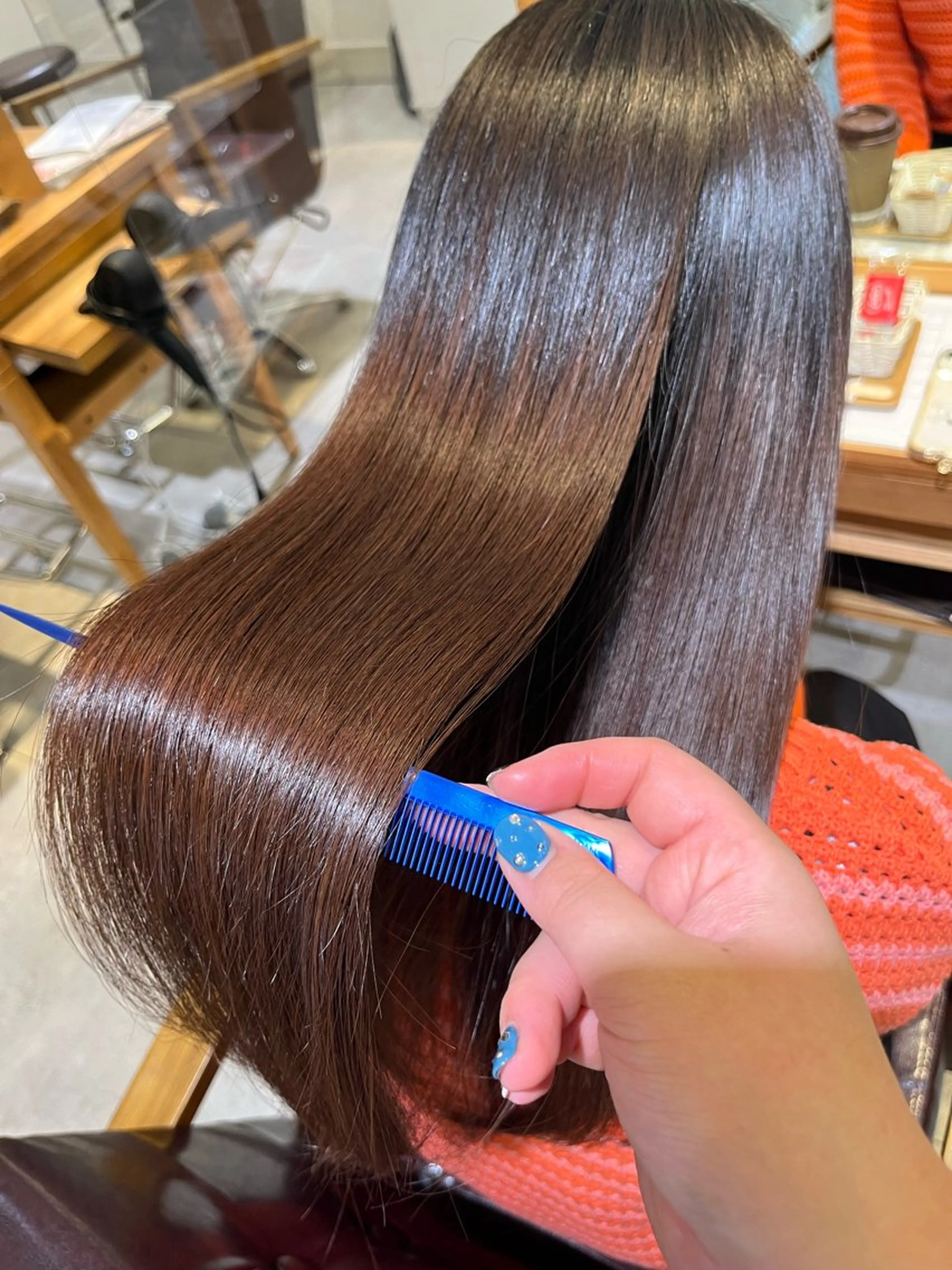 ロング カラー ヘアカラー トリートメント BLENDby happiness所属・KAORU/絹髪 /髪質改善/奈良のヘアスタイル