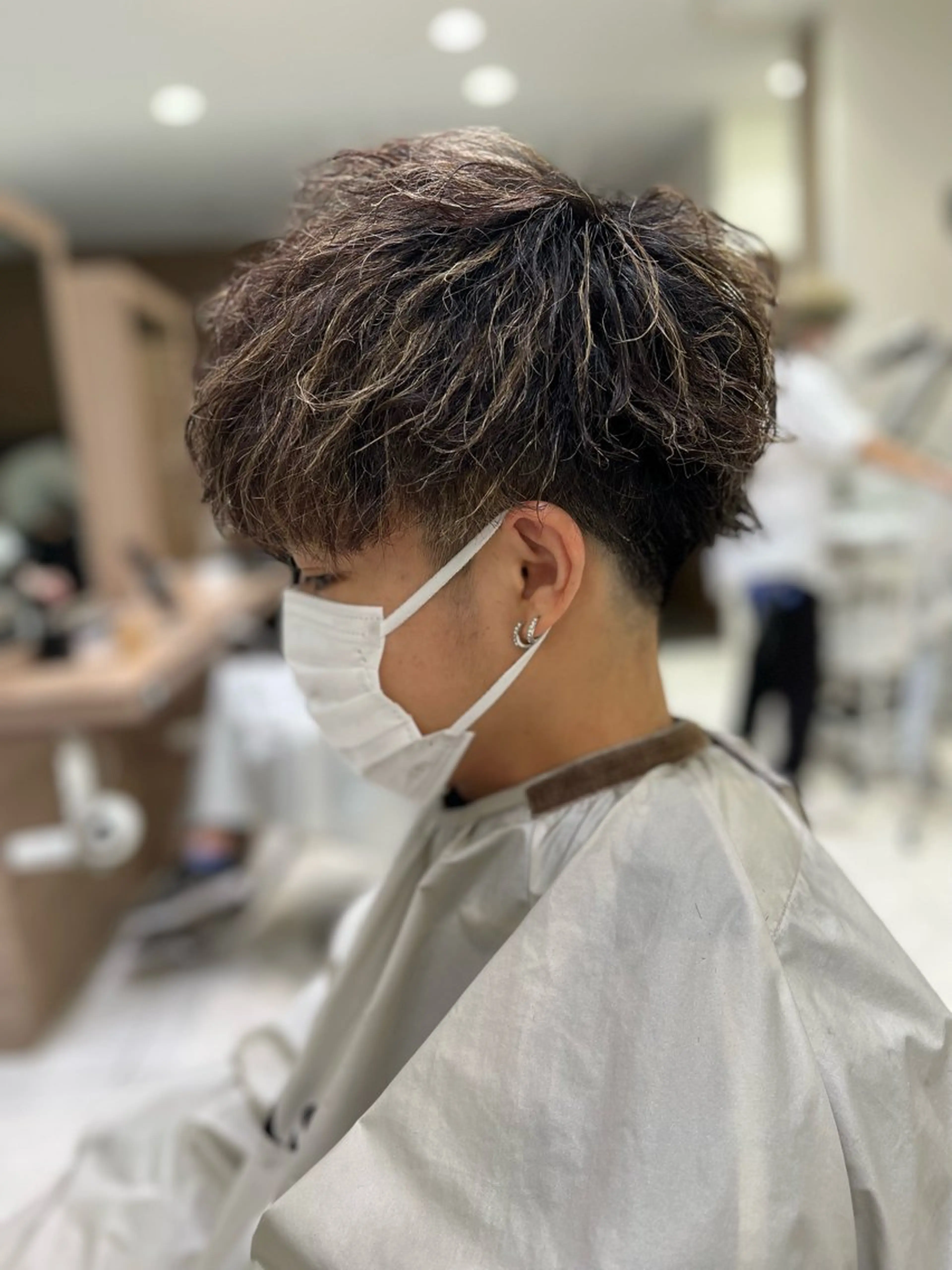 ショート カラー パーマ 店長/髪質改善 小早川周大のヘアスタイル