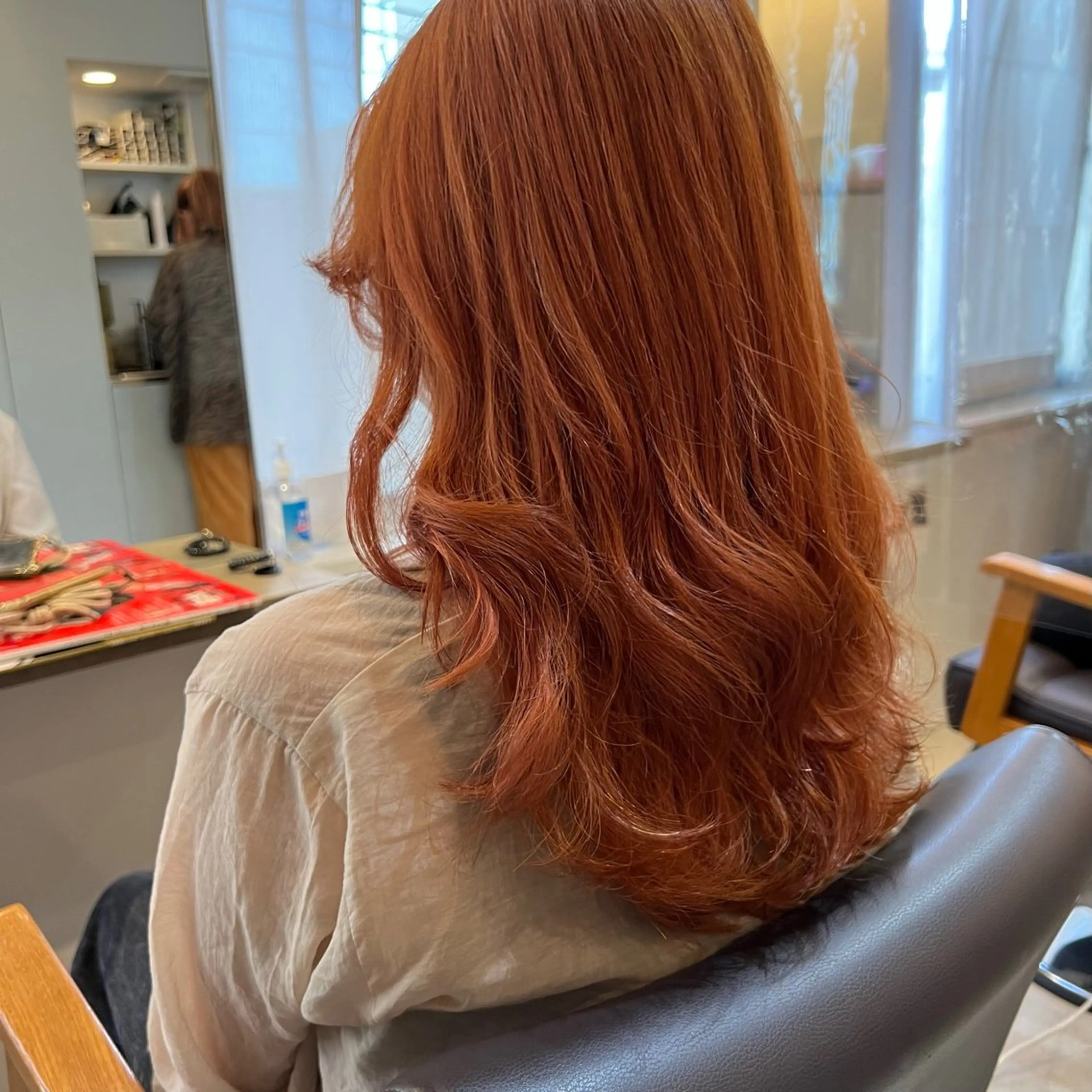 ロング 顔周りデザイン/ ママ美容師/濱ほのかのヘアスタイル