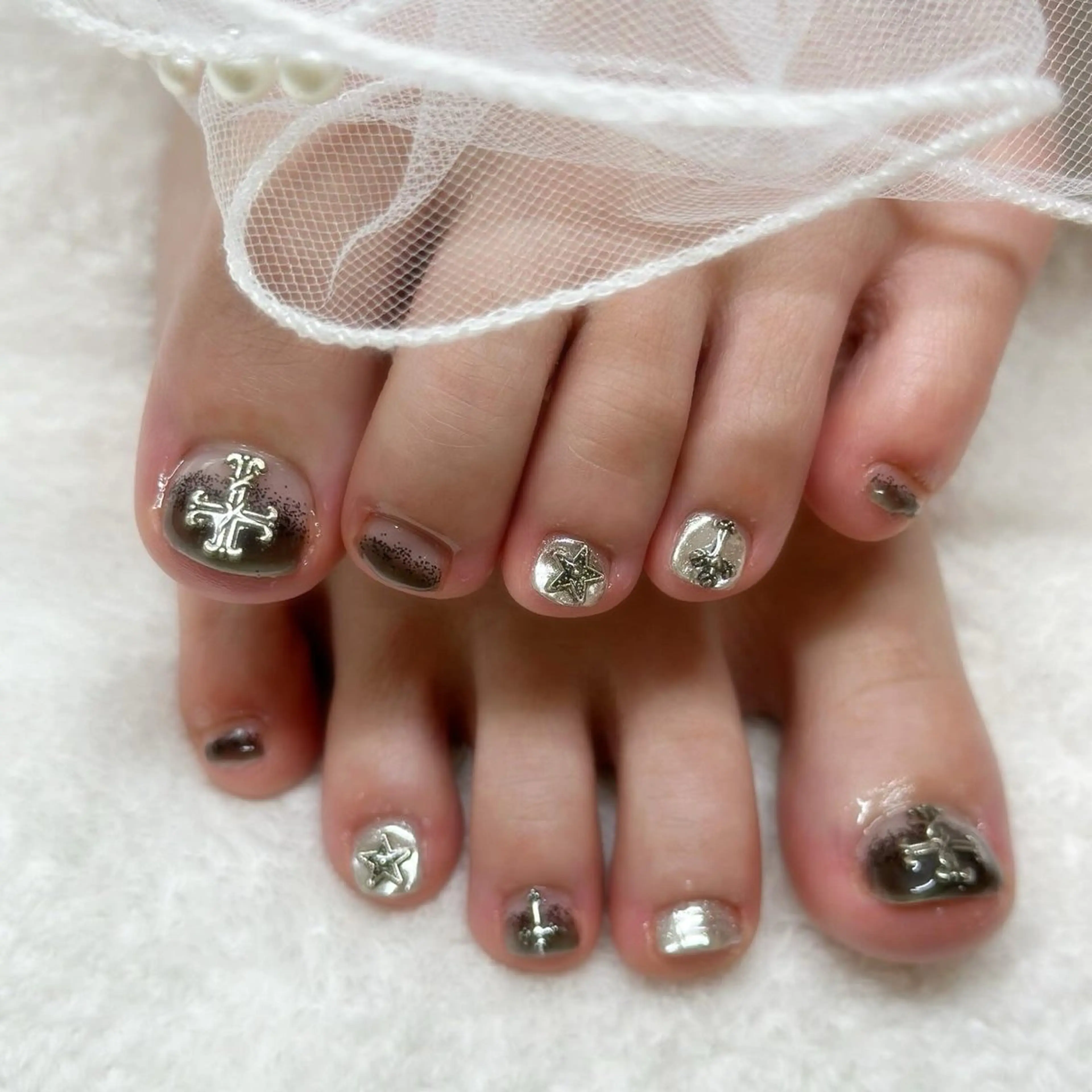 ネイル フットネイル フットネイル ri.em.da mariのネイルデザイン