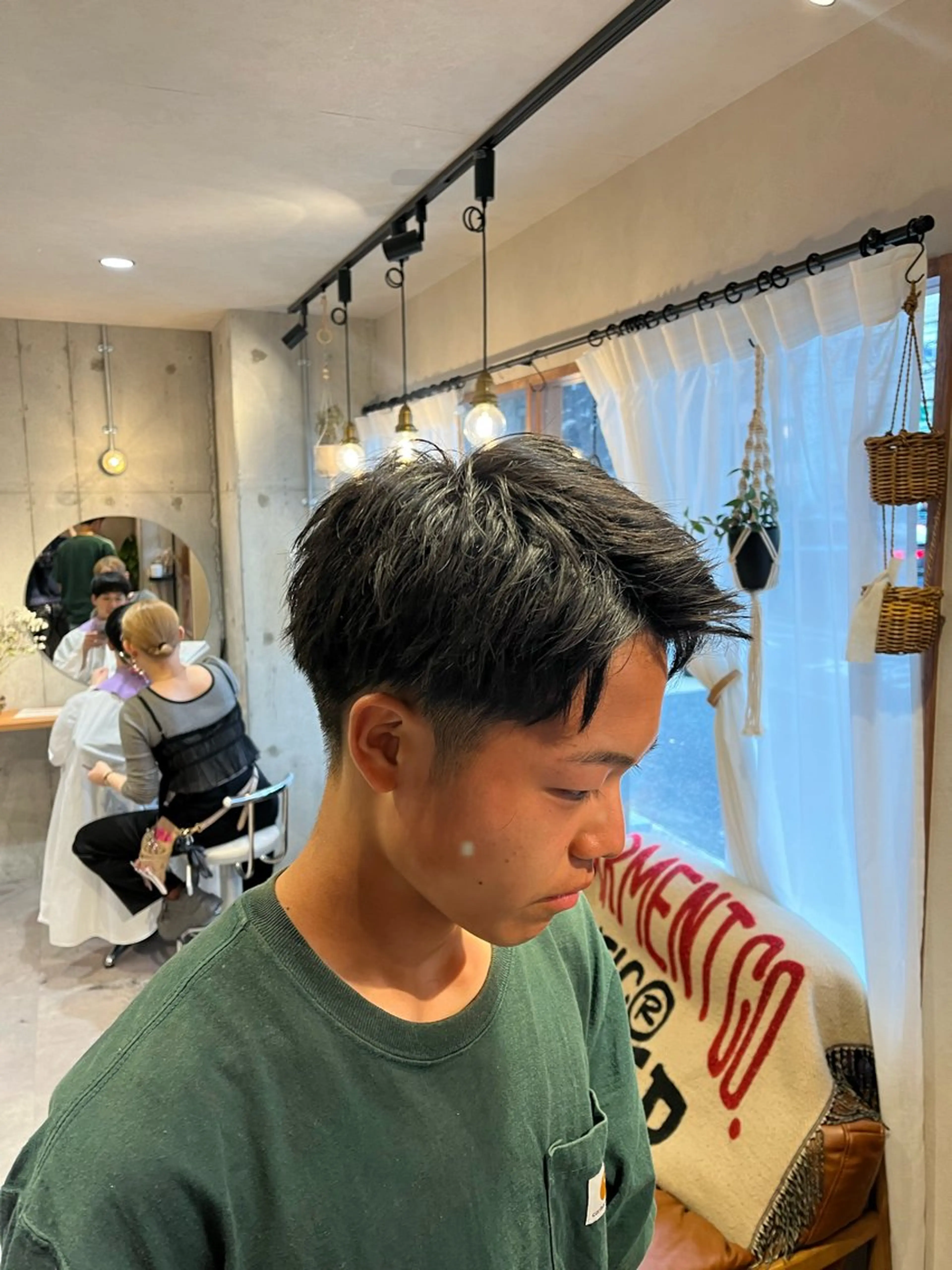 ショート メンズ 刈り上げ Lamp所属・🌀メンズパーマ🌀 🐏丸山祐宇🐏のヘアスタイル