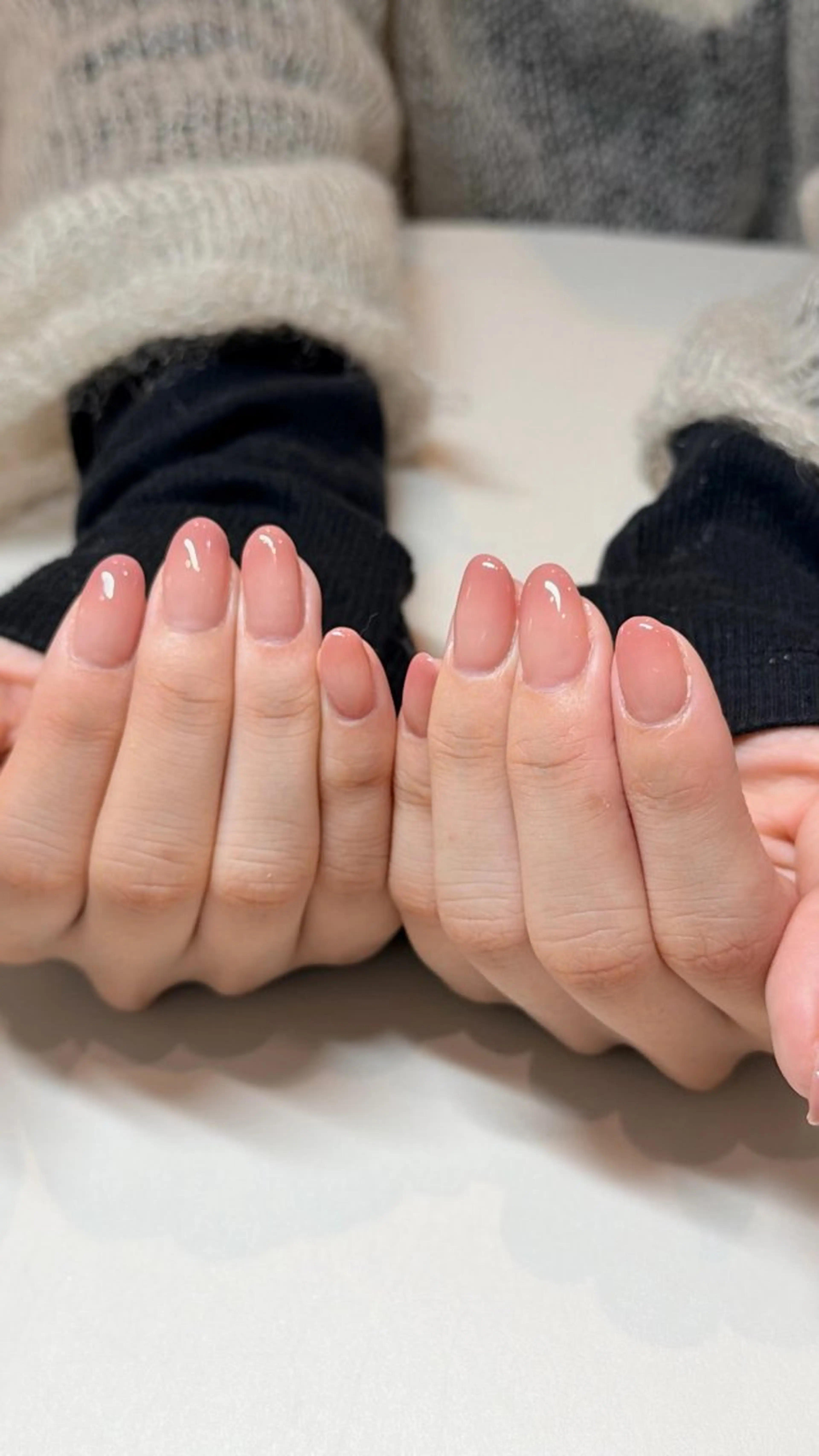 ネイル グラデーション ピンク ハンドネイル nail salon linoのネイルデザイン