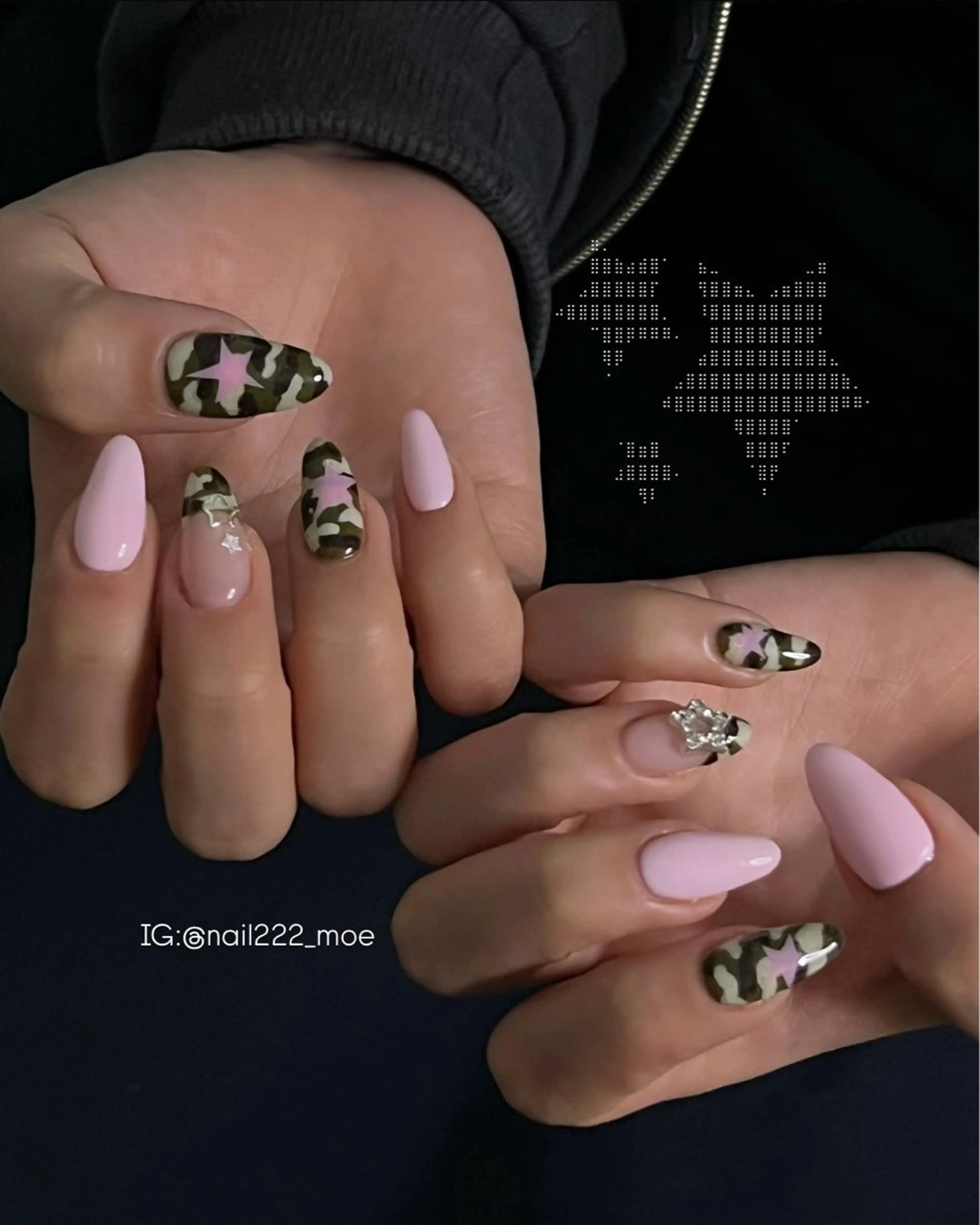 ネイル ハンドネイル ⟡.*222⋰˚☆ MöEのネイルデザイン