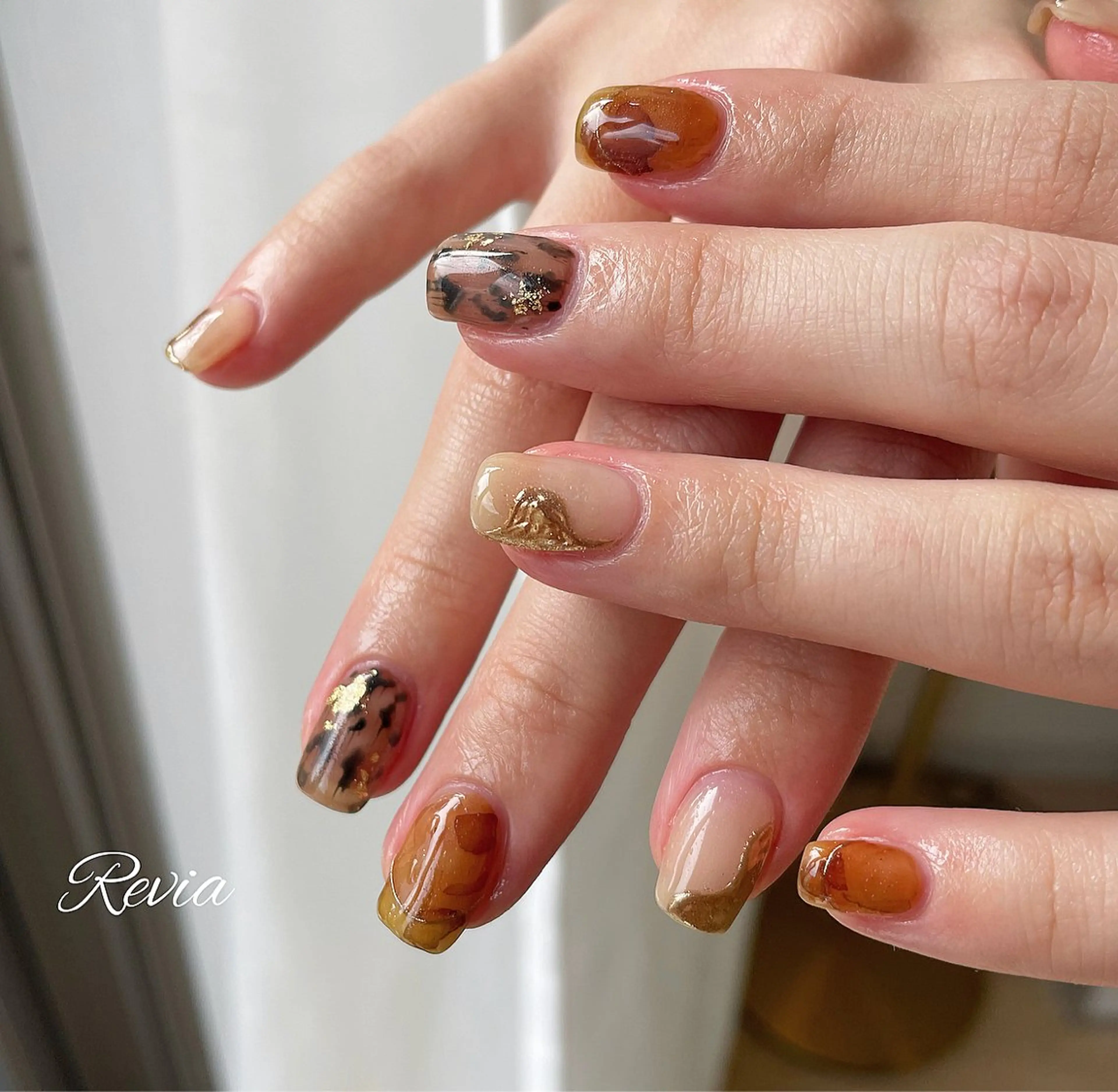 ネイル ハンドネイル revia所属・ERI Nailistのネイルデザイン