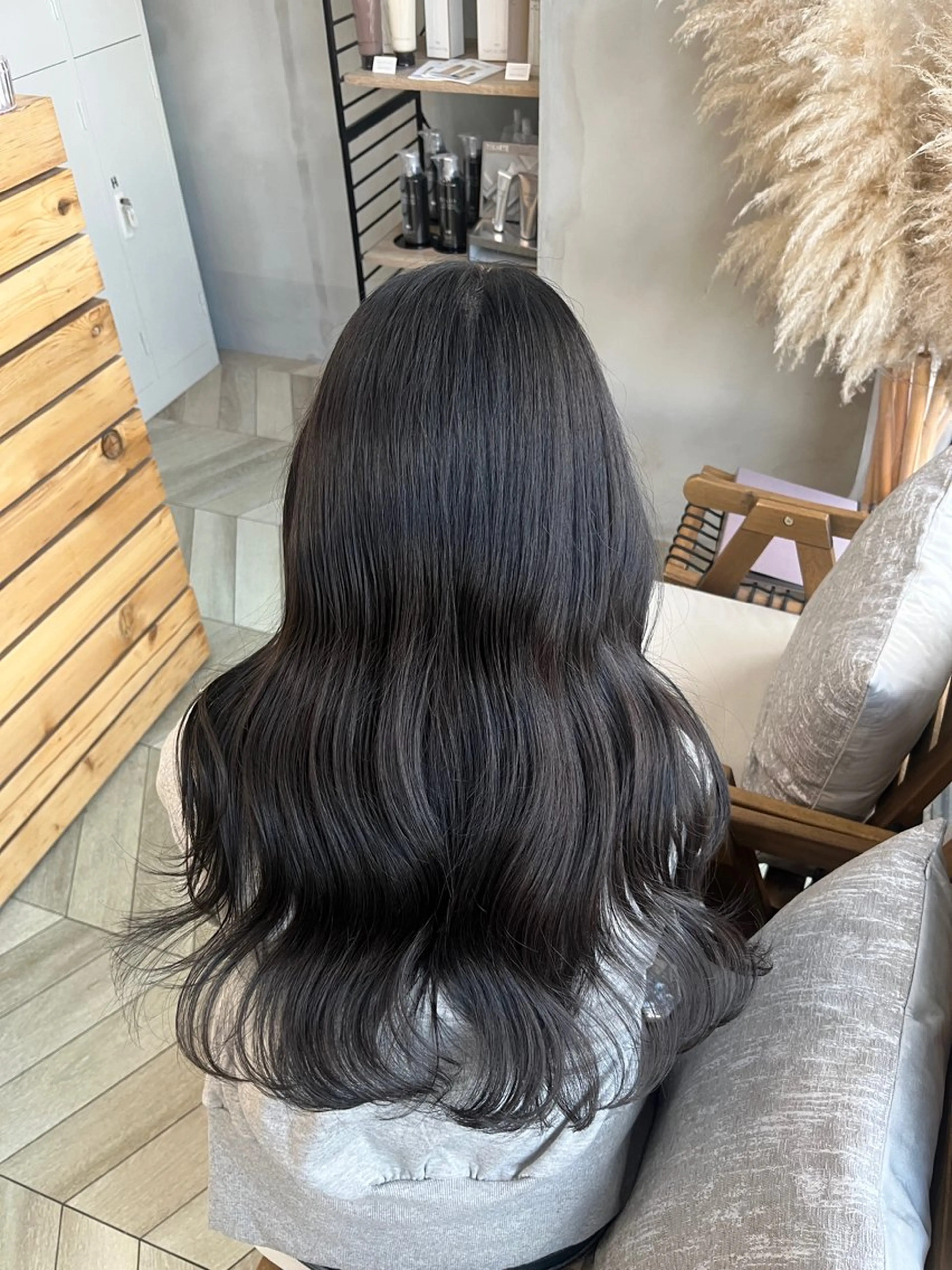 ロング カラー カット ヘアカラー 田中 萌のヘアスタイル