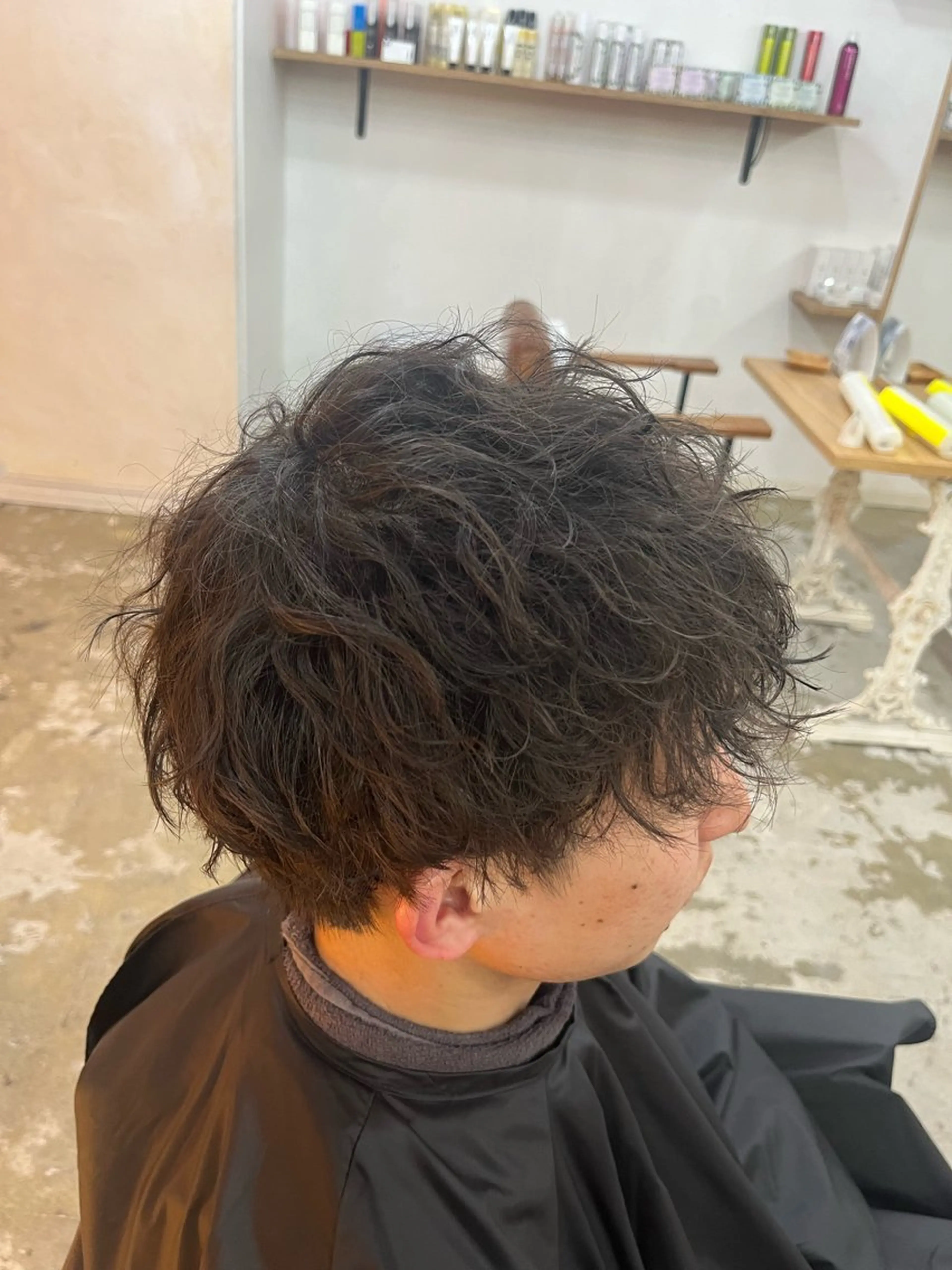 【メンズ限定】★大人気★波巻きパーマ＋カットの写真