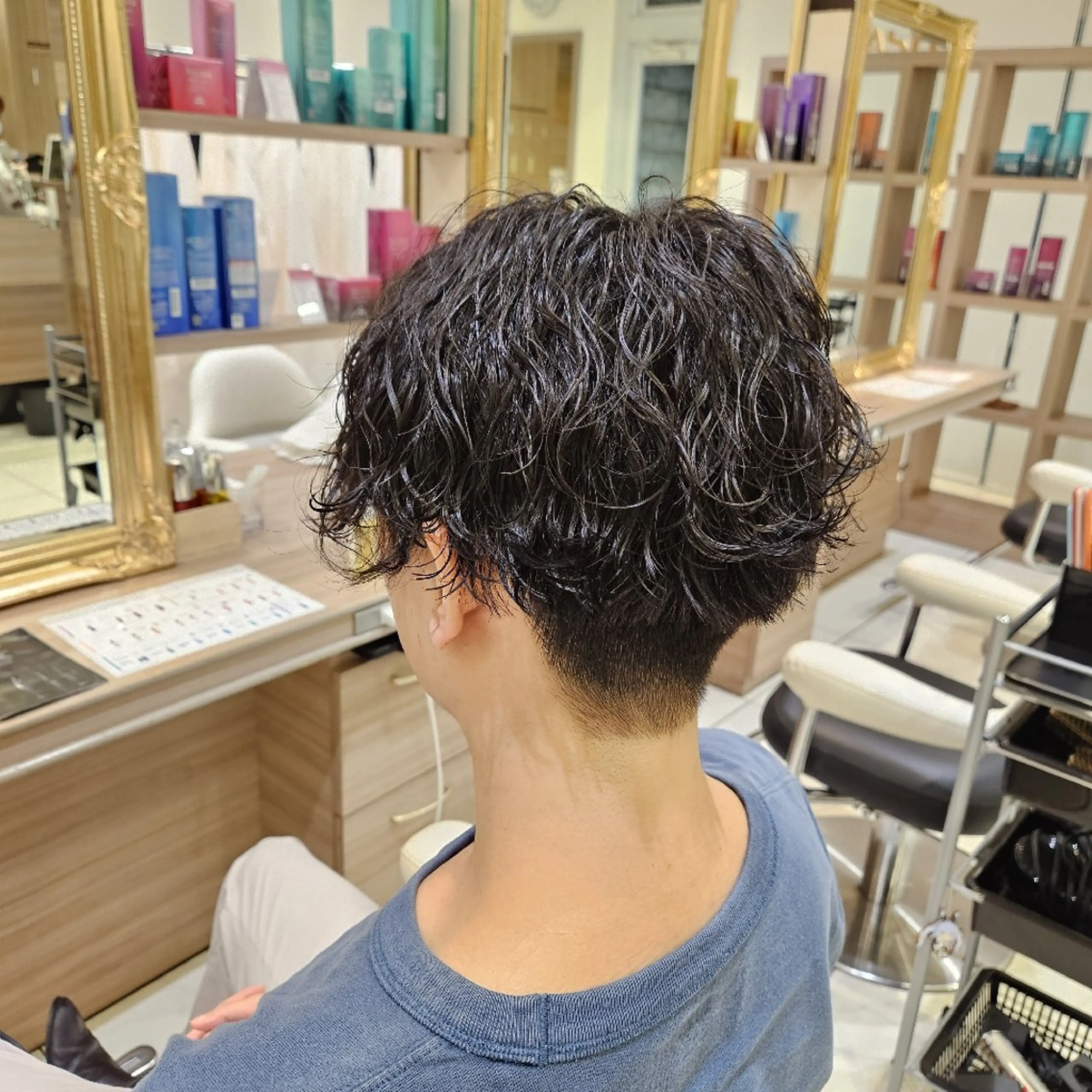 パーマ メンズ カット パーマ 🌀メンズパーマ特化 藤井 凌雅🌀のヘアスタイル