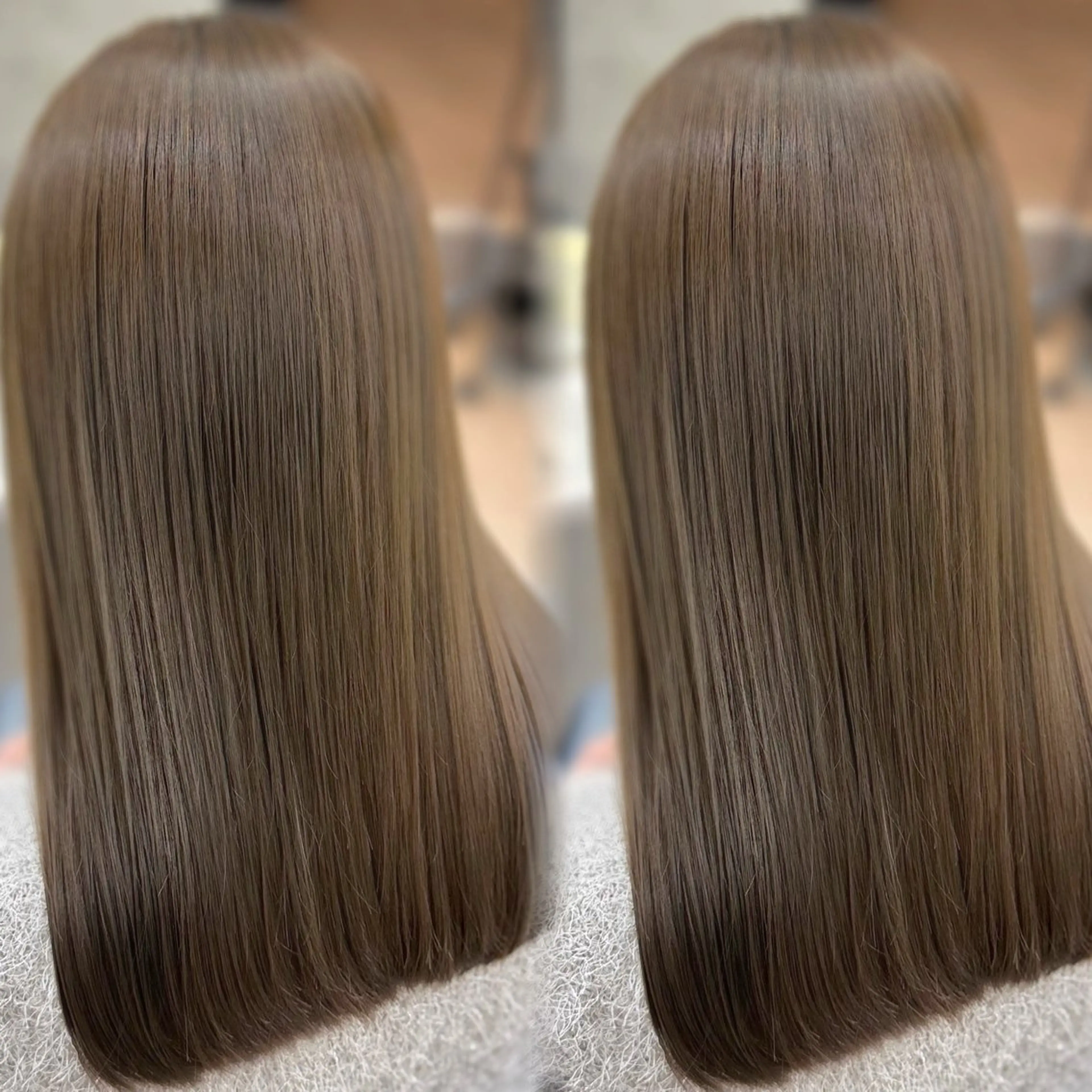 ロング カラー ベージュカラー ブリーチ 透明感カラー ブリーチなしカラー 髪質改善 ヘアカラー 新宿/髪質改善 /透け感/Sotaのヘアスタイル