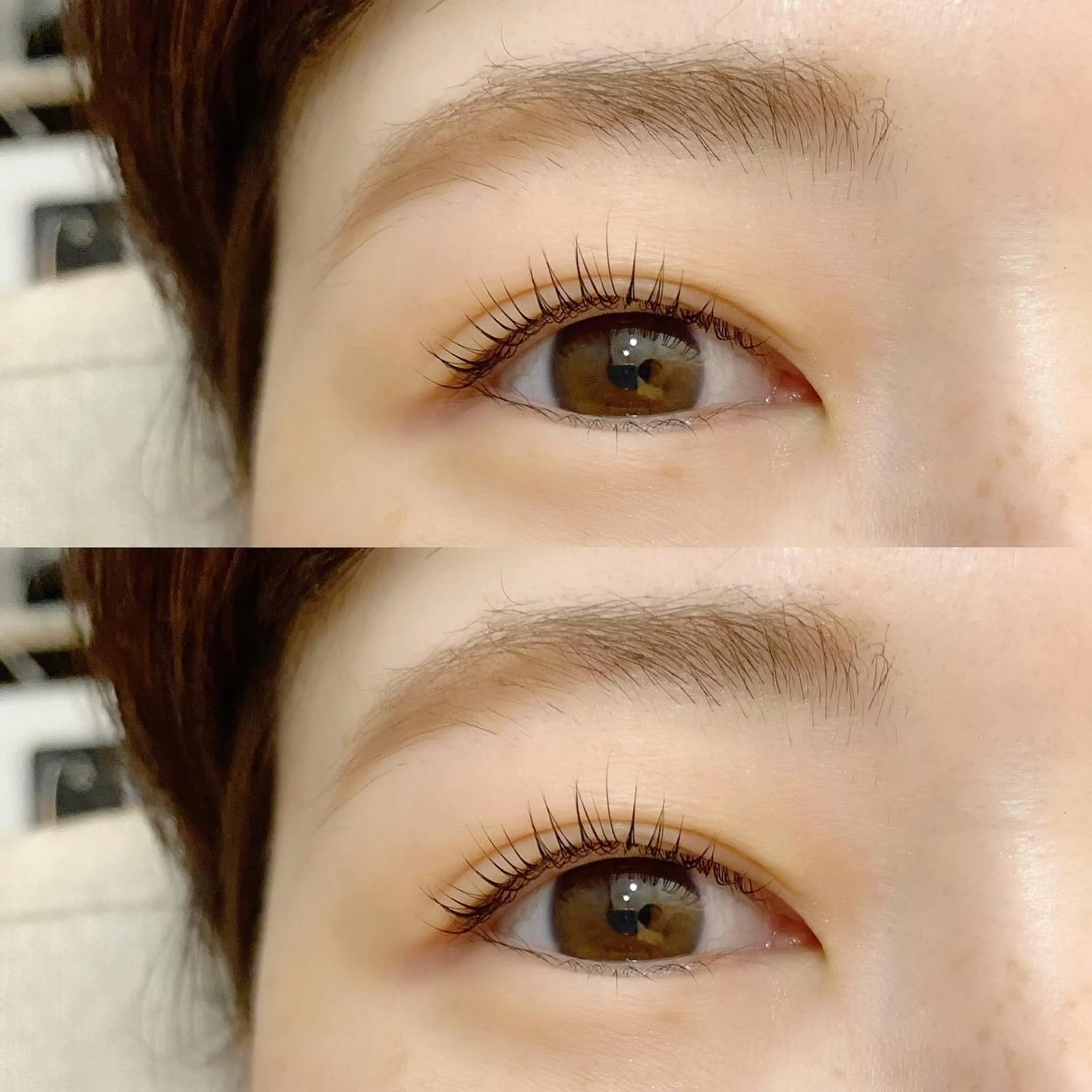 パーマ マツエク・マツパ カラーマツエク フラットラッシュ パリジェンヌラッシュリフト まつげパーマ 下まつげエクステ Ril eye所属・RIKO [Ril eye]のマツエク・マツパデザイン