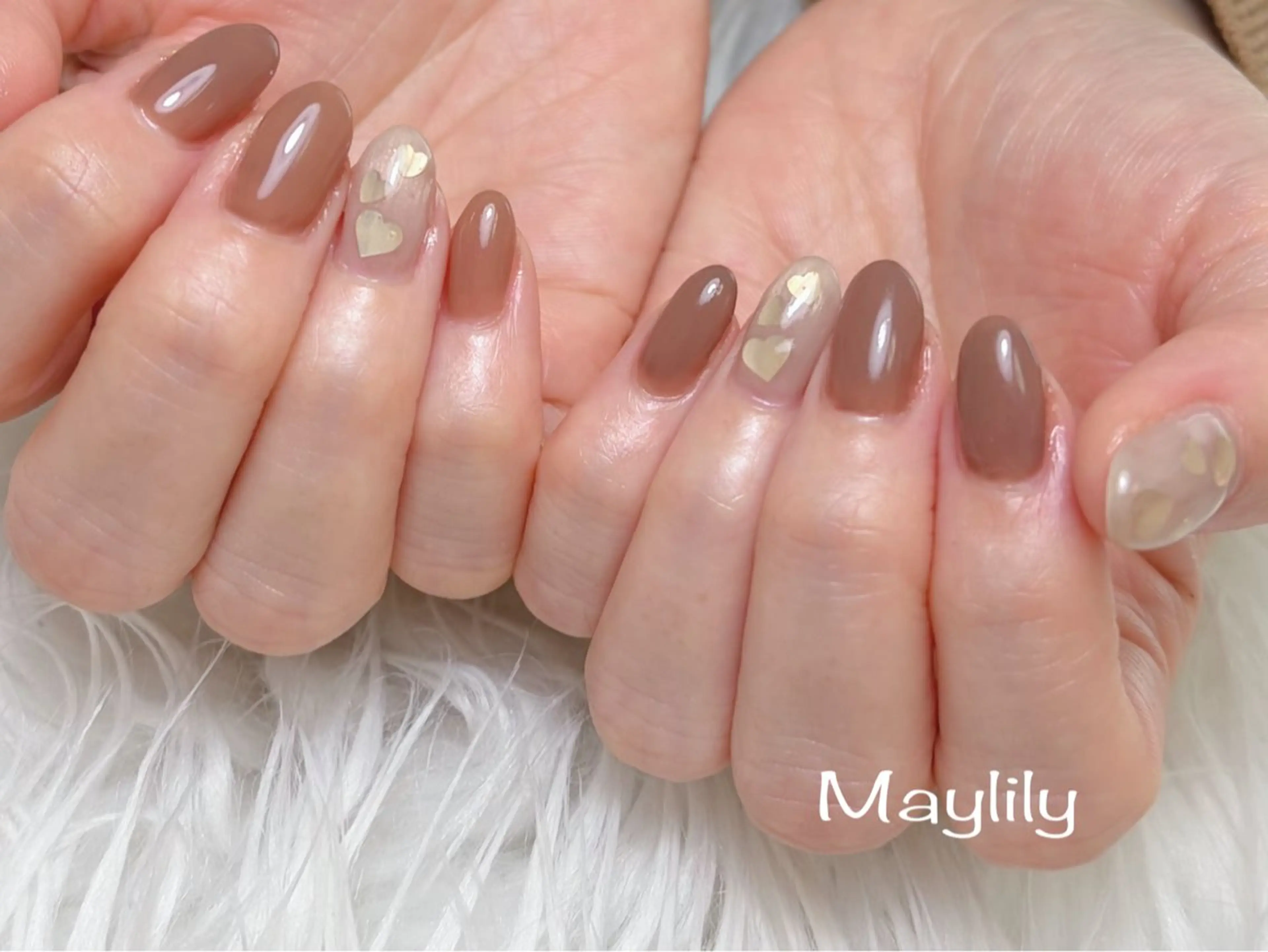 ネイル バレンタイン ハンドネイル Nail care salon Maylily所属・Nail salon Maylilyのネイルデザイン