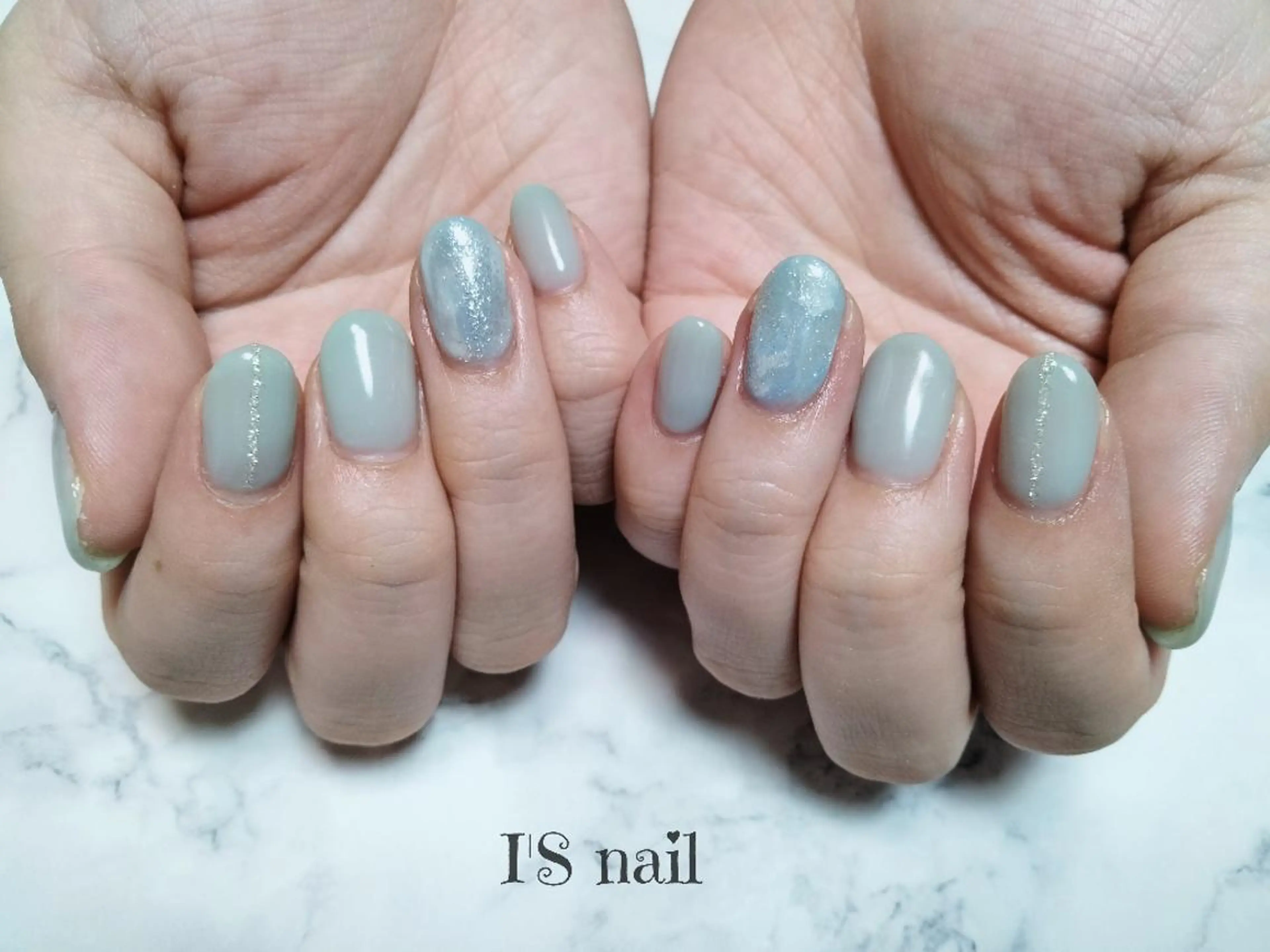ネイル オフィスネイル シンプルネイル ハンドネイル I'S nail 佐野のネイルデザイン