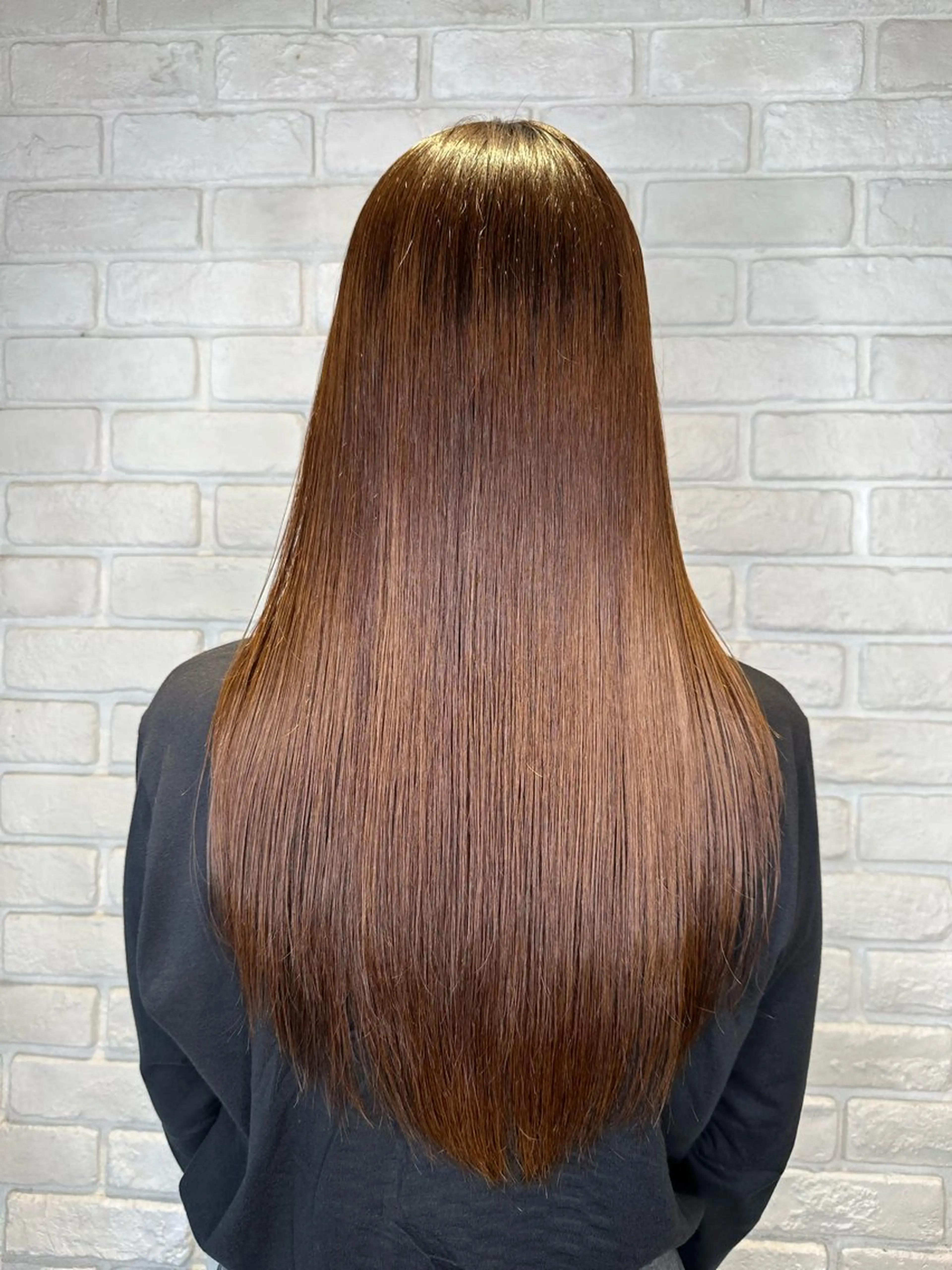 ロング カラー パーマ ヘアアレンジ メンズ キッズ メンズブリーチ メンズ韓国風 メンズウルフカット ベージュカラー 黒髪 🌈髪質改善TR 艶カラーユウダイ🌈のヘアスタイル