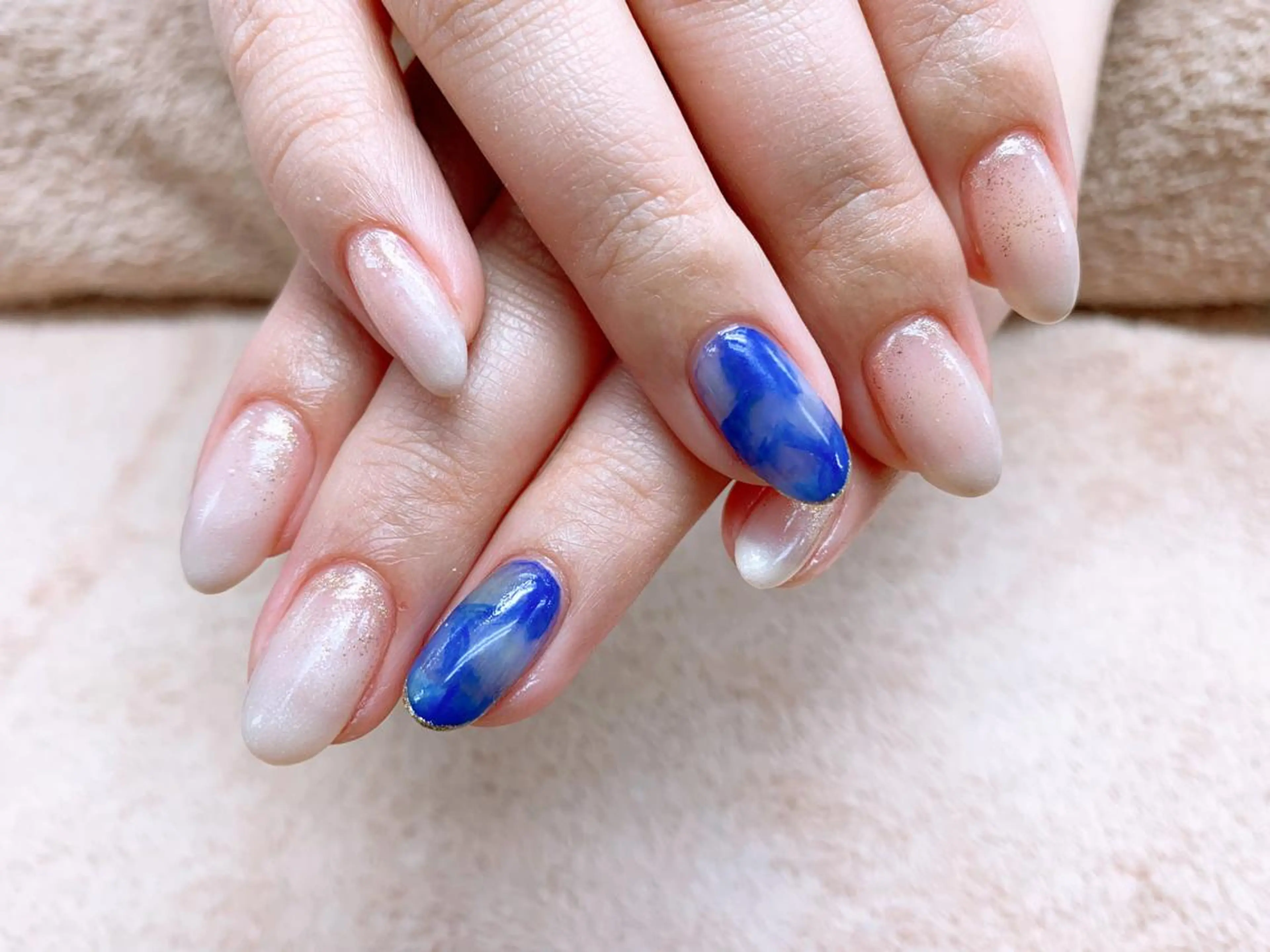 ネイル グラデーション ⭐︎休業中の練習⭐︎ JNA認定講師髙橋のネイルデザイン