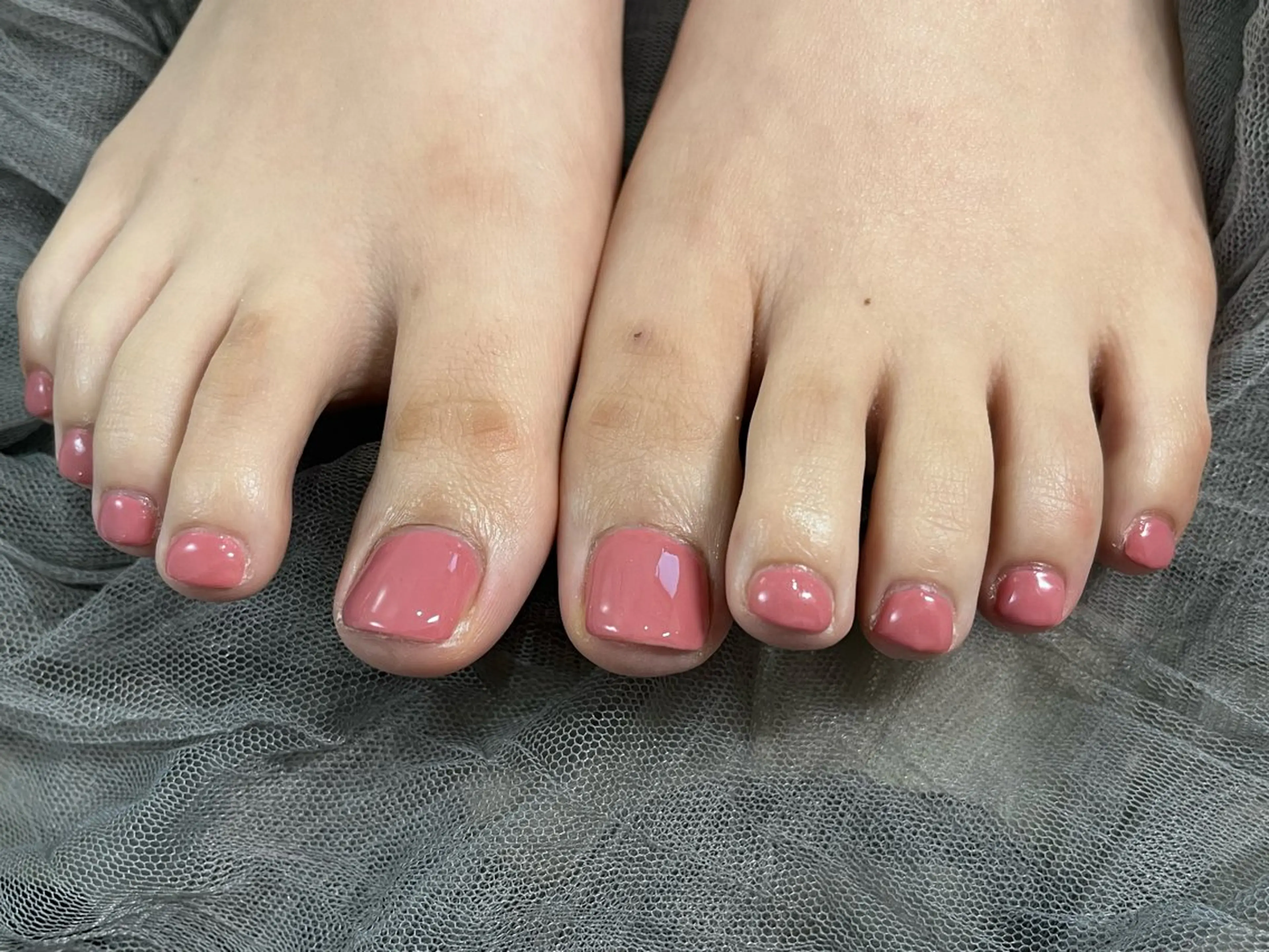 ネイル フットネイル ワンカラーネイル Ray 阿倍野/天王寺のネイルデザイン