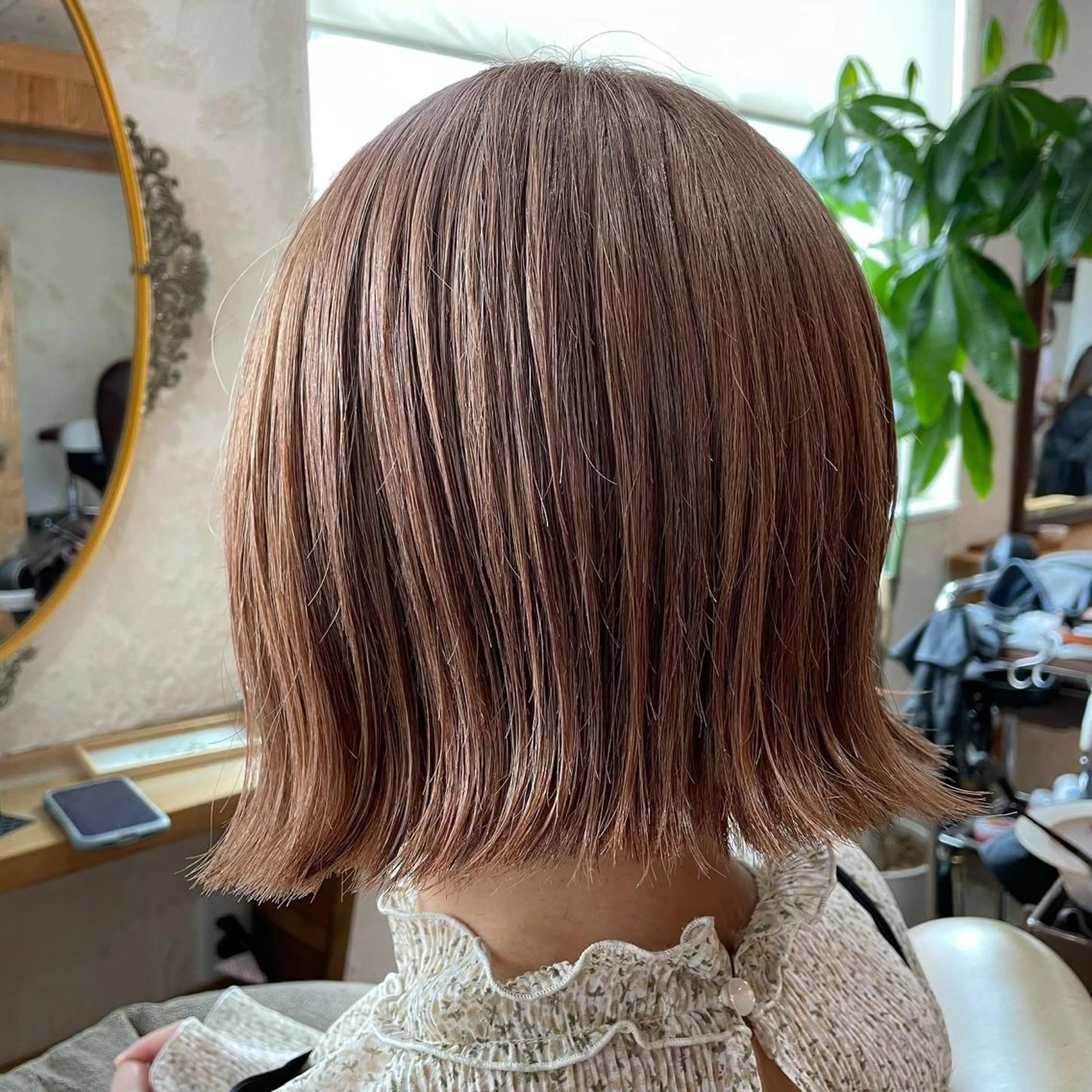 ミディアム カラー ヘアカラー トリートメント 🌼RIKA🌼レデ ィース専門💖のヘアスタイル