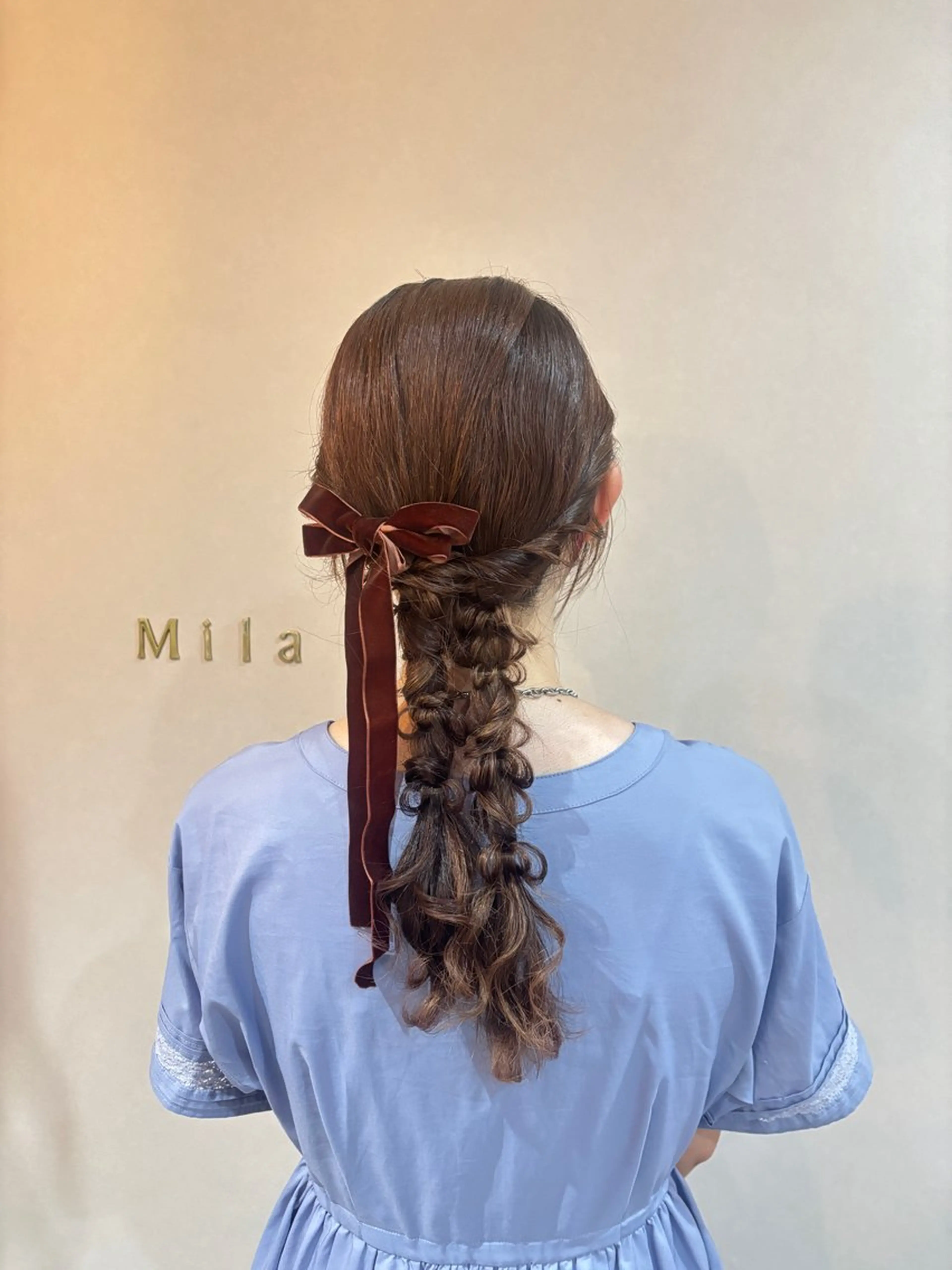 ヘアアレンジ Mila hinaのヘアスタイル
