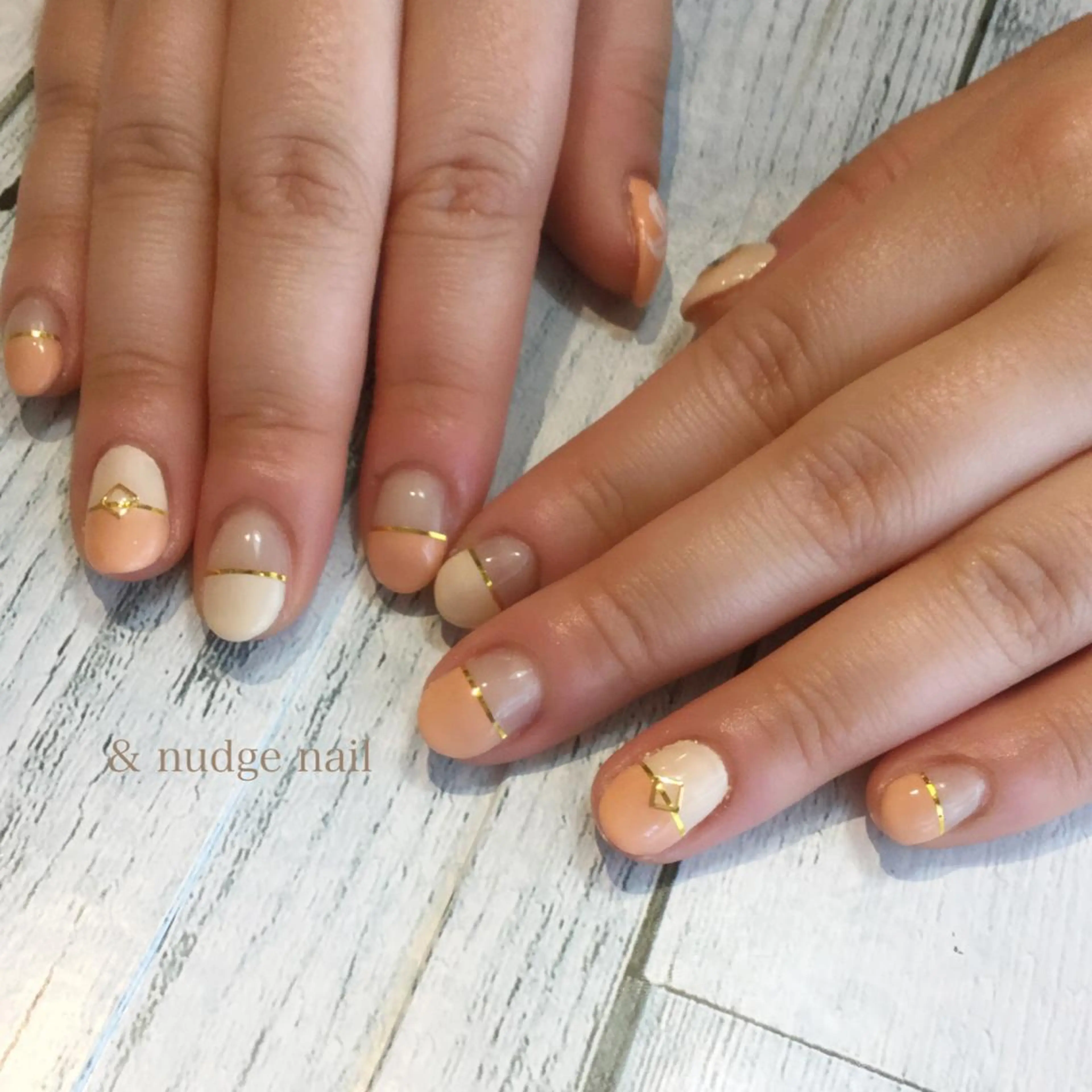 ネイル ハンドネイル & nudge nail所属・&nudgenail 本多のネイルデザイン