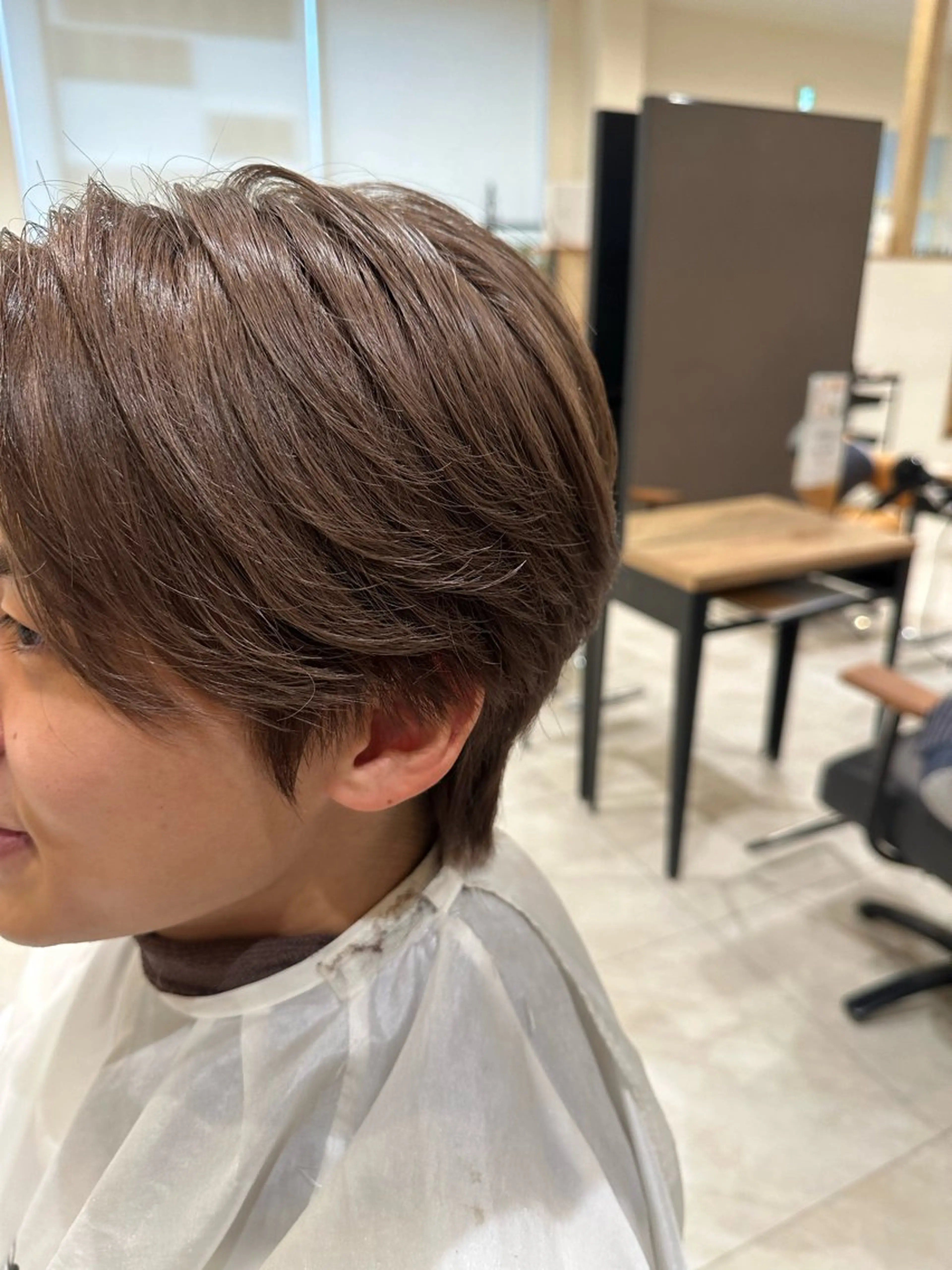 メンズカット＋カラーの写真