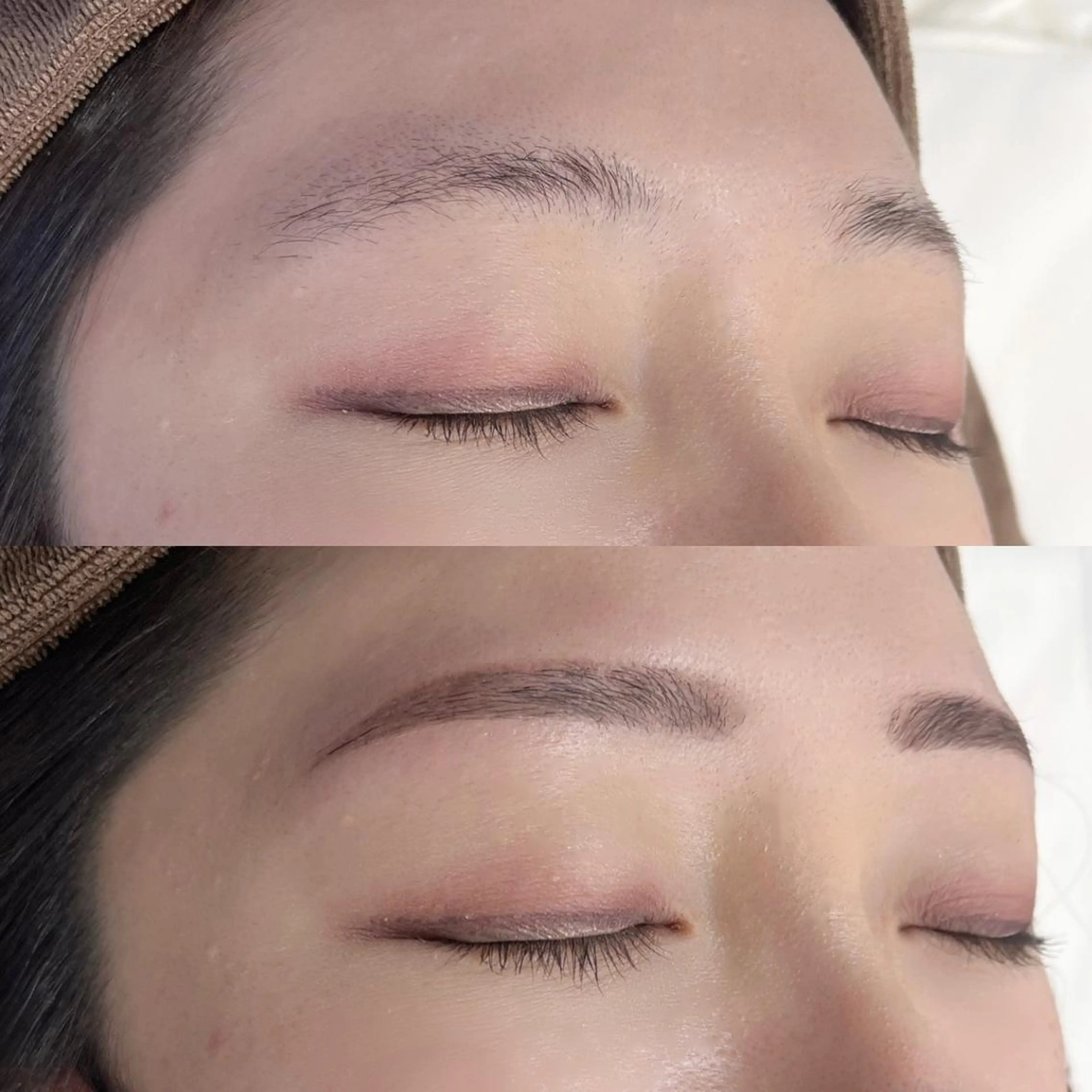 パーマ メンズ マツエク・マツパ アイブロウ BEIGE 金山 🌹RUKAのマツエク・マツパデザイン