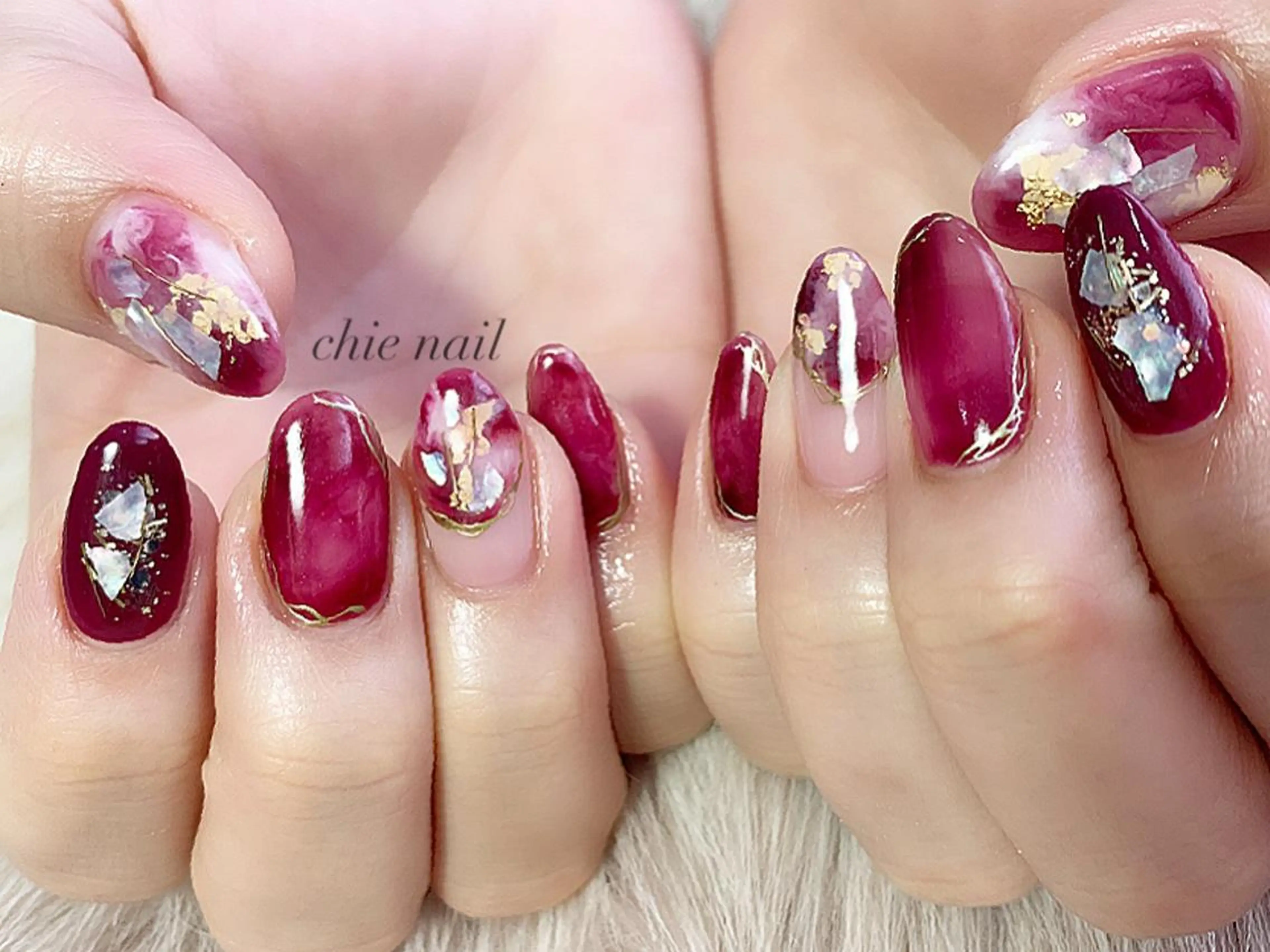 ネイル ニュアンスネイル ハンドネイル 森ノ宮❤︎ chieのネイルデザイン